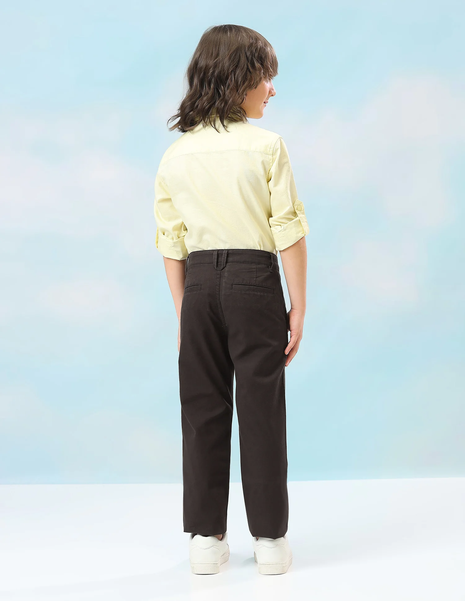 Mid Rise Twill Trousers - Image 5