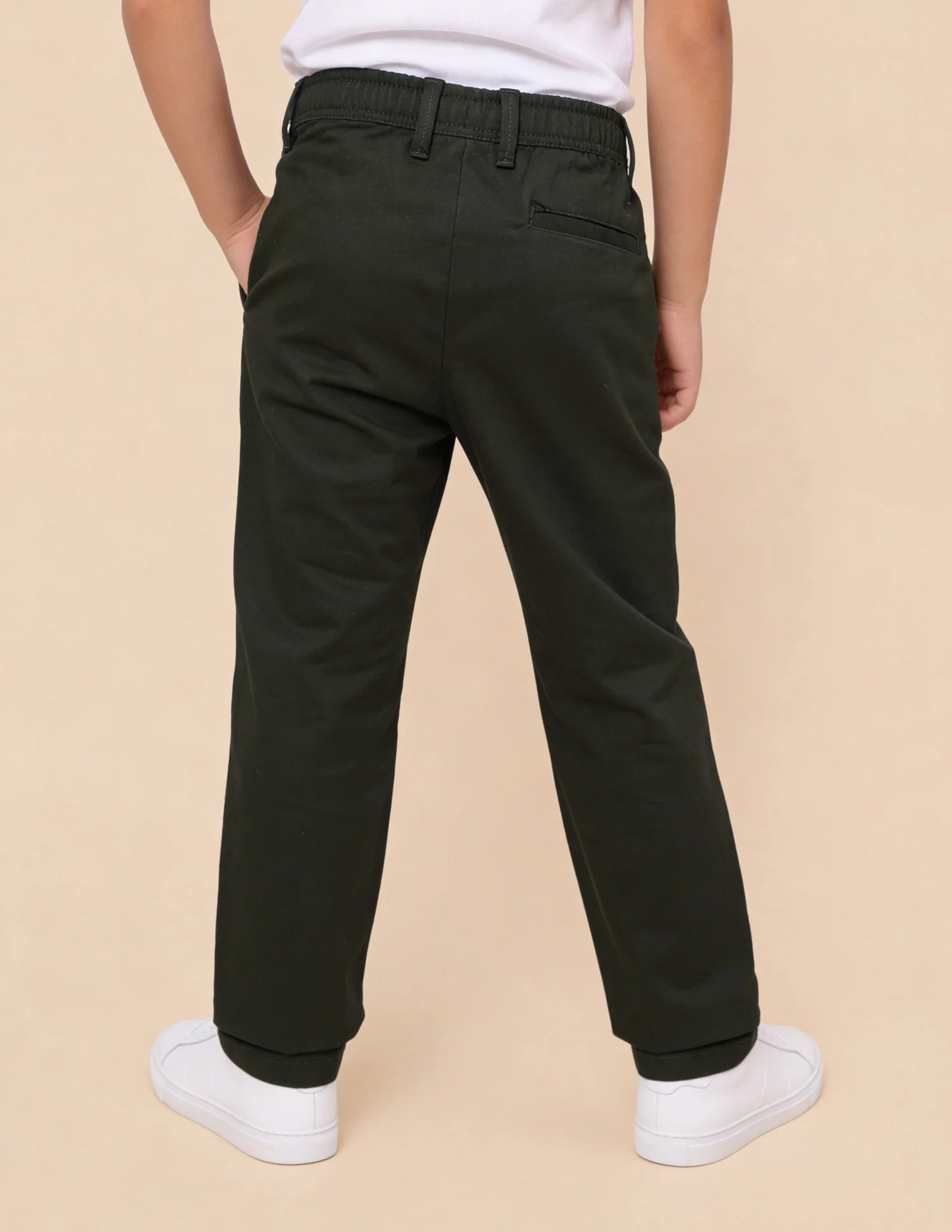 Mid Rise Twill Trousers - Image 4