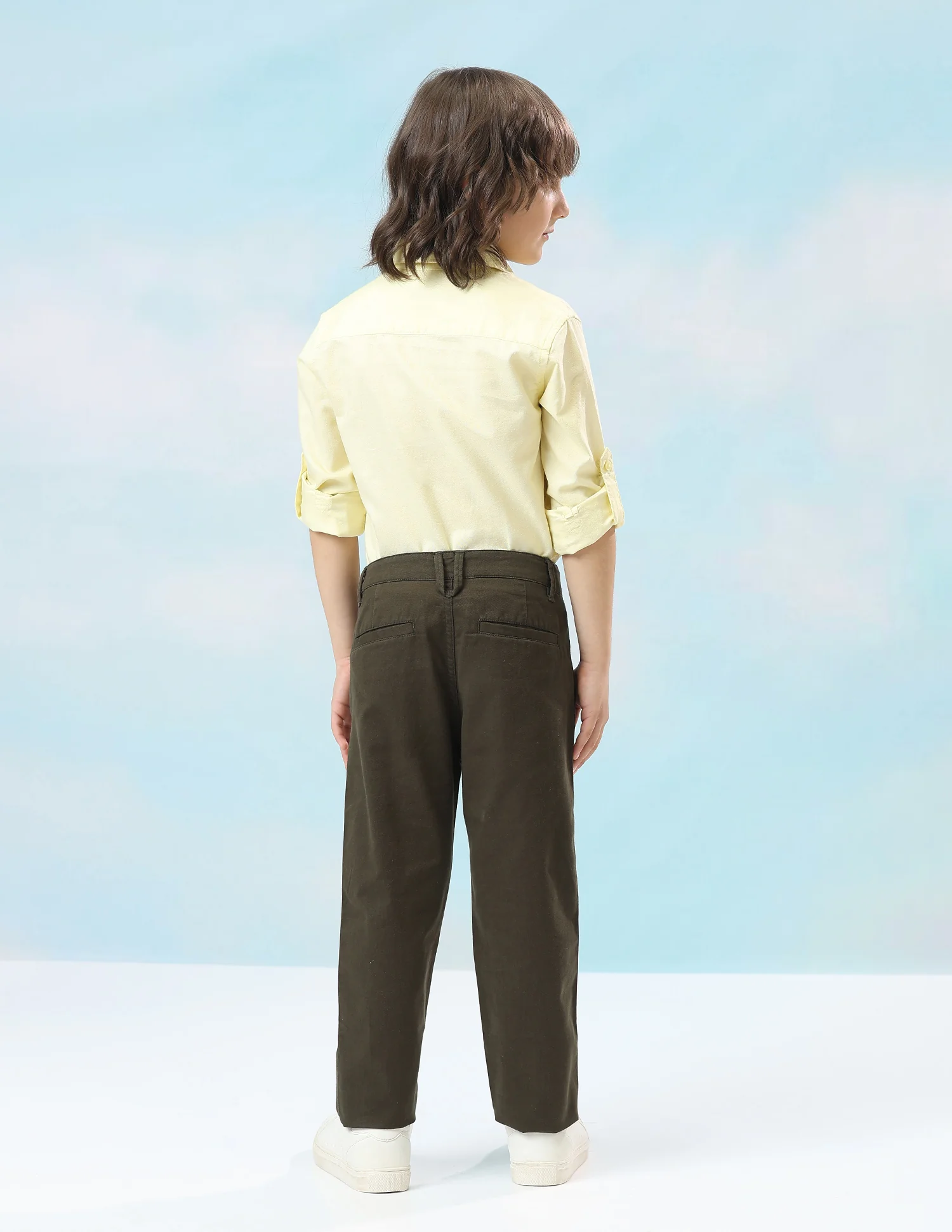 Mid Rise Twill Trousers - Image 5