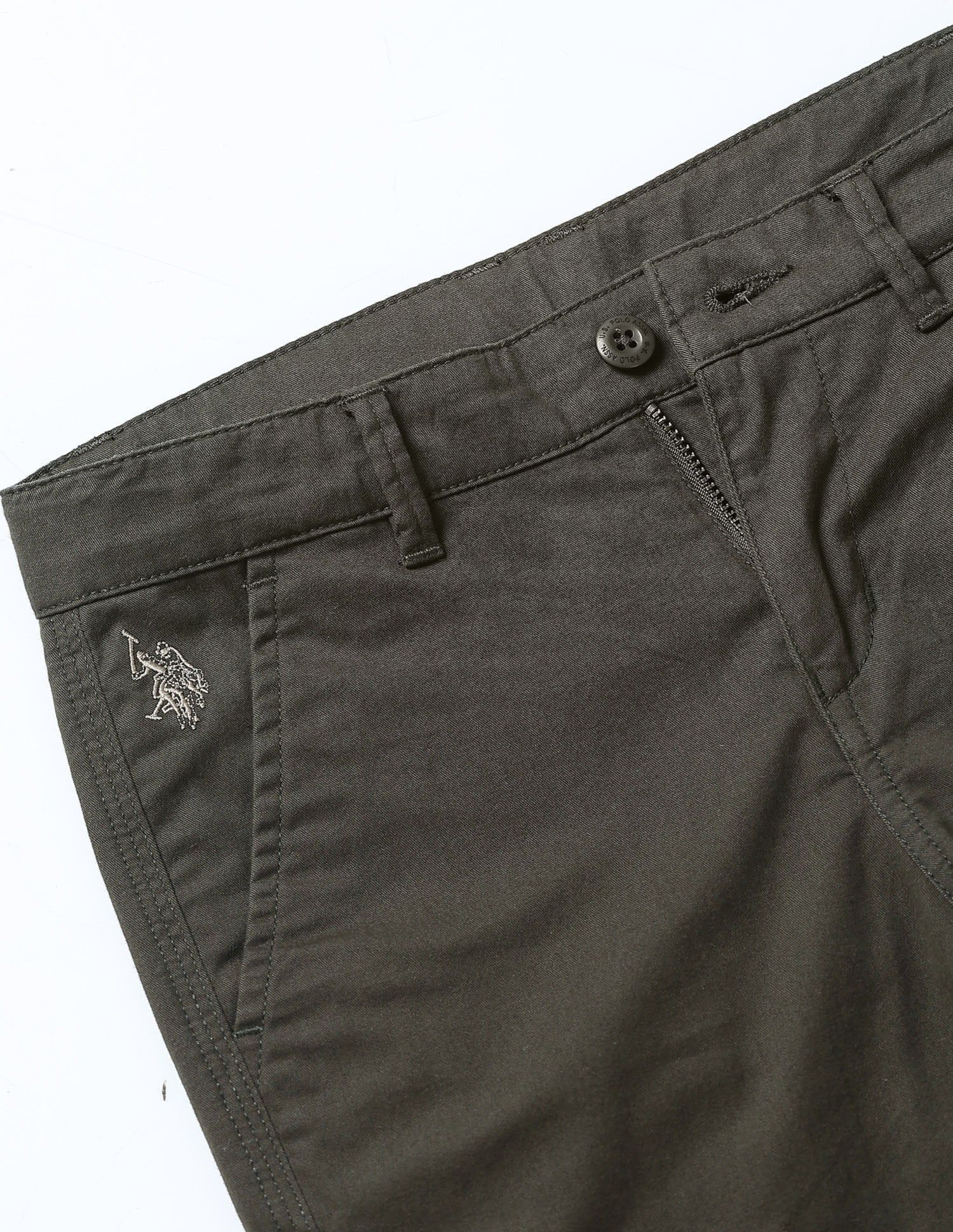Mid Rise Twill Trousers - Image 8