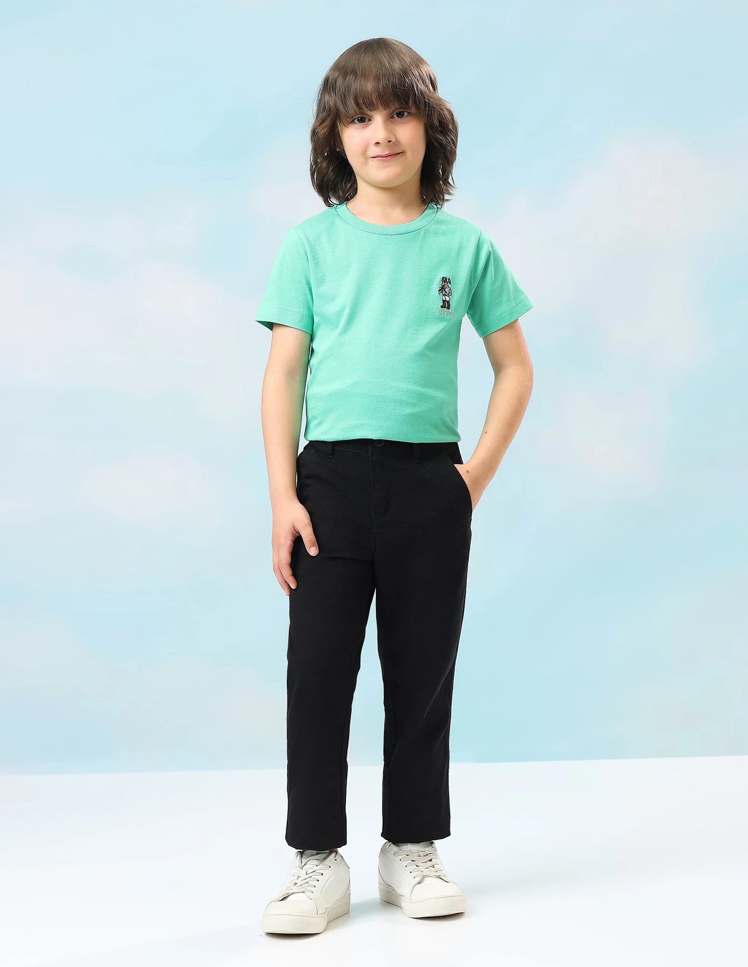 Mid Rise Twill Trousers - Image 3