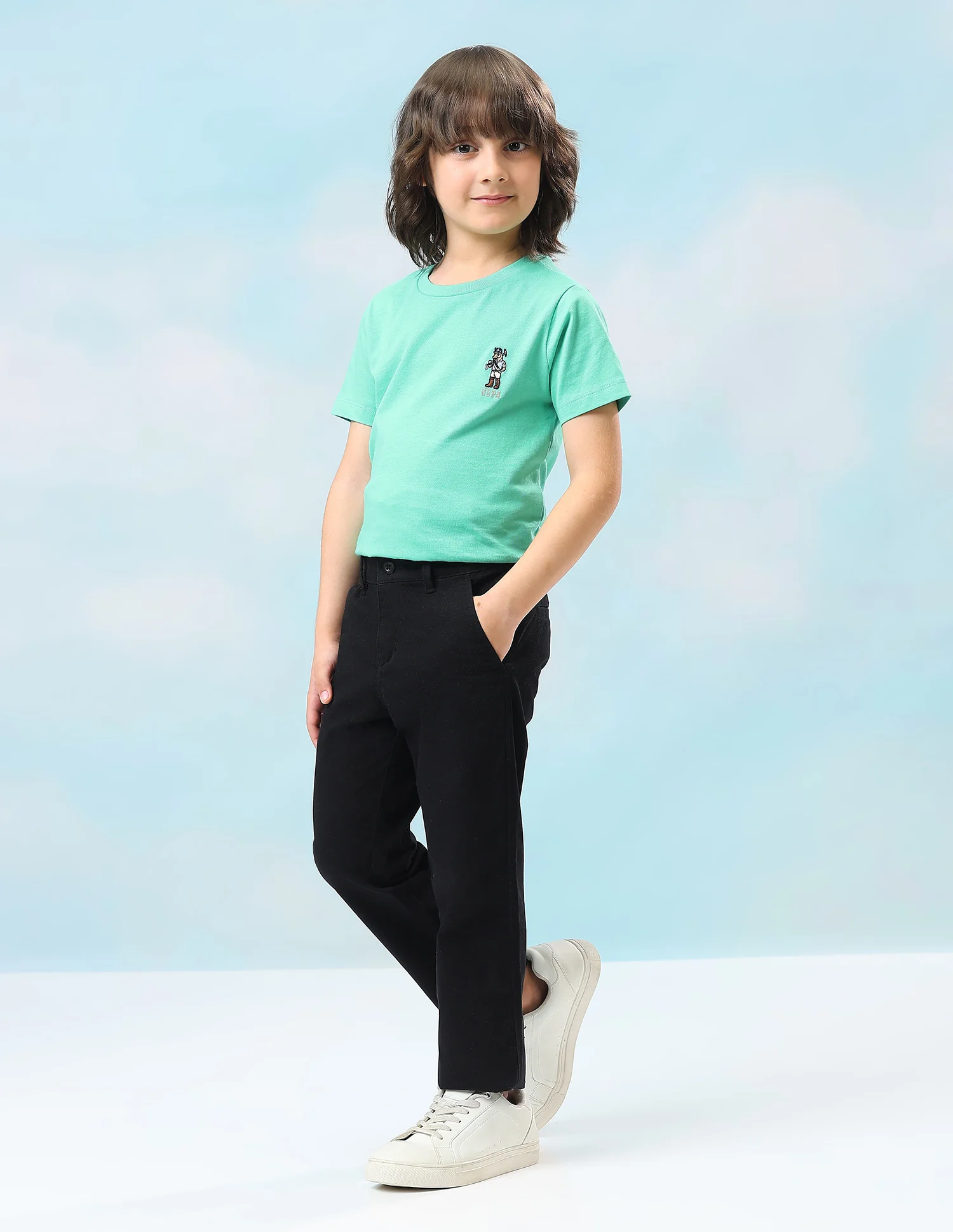 Mid Rise Twill Trousers - Image 4