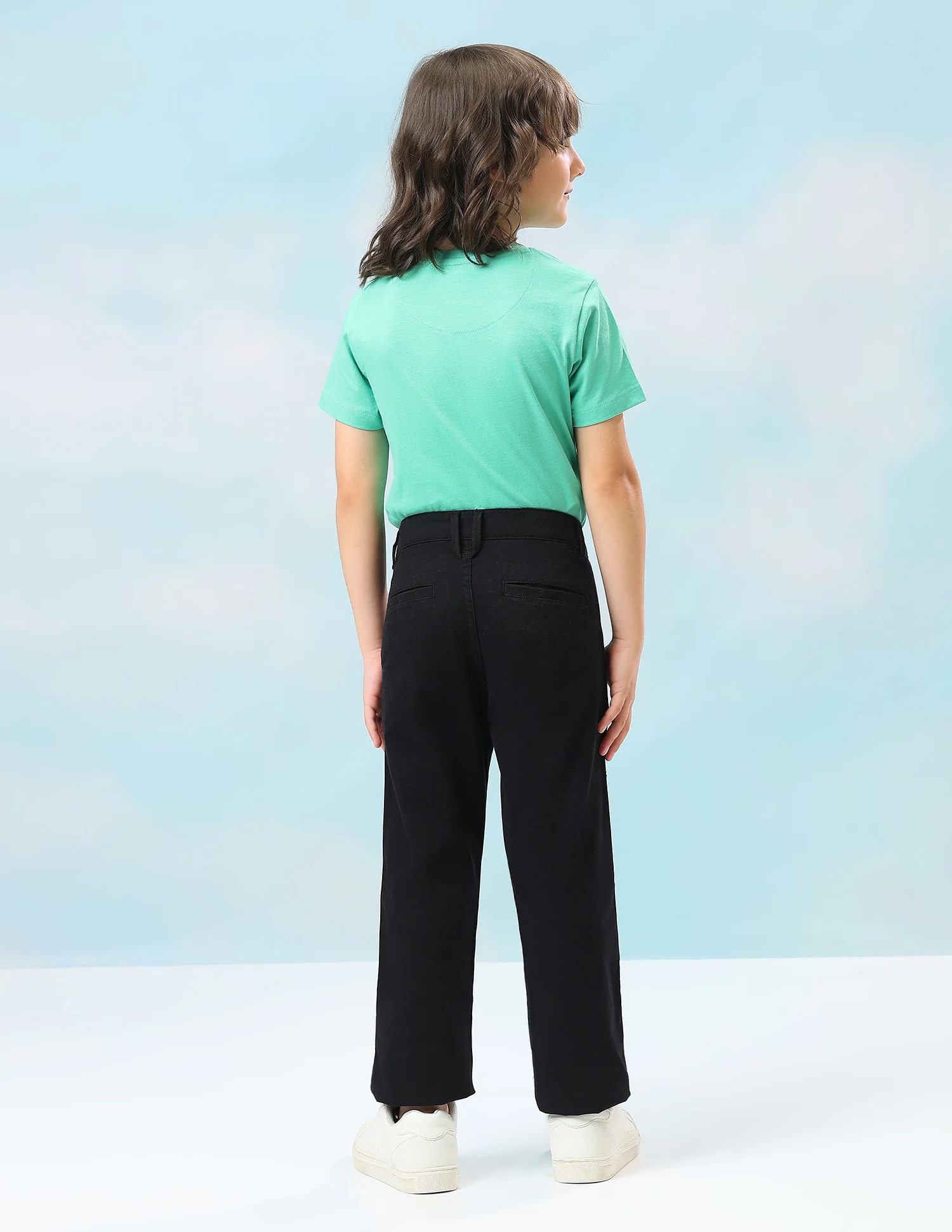 Mid Rise Twill Trousers - Image 5