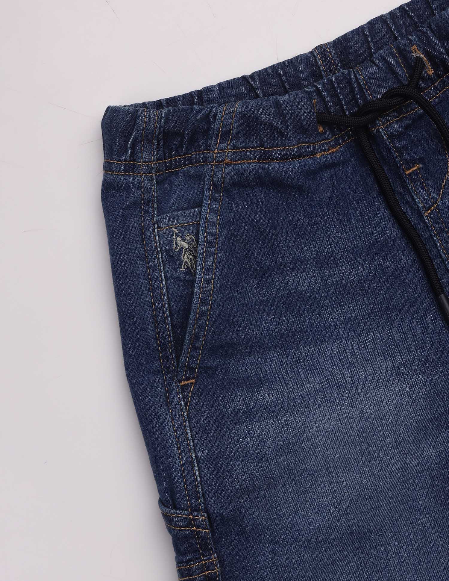 Mid Rise Whiskered Jeans - Image 2