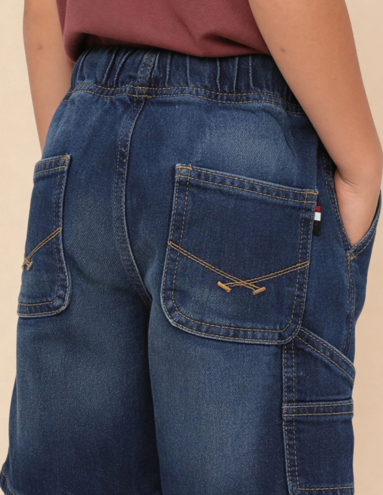 Mid Rise Whiskered Jeans - Image 5