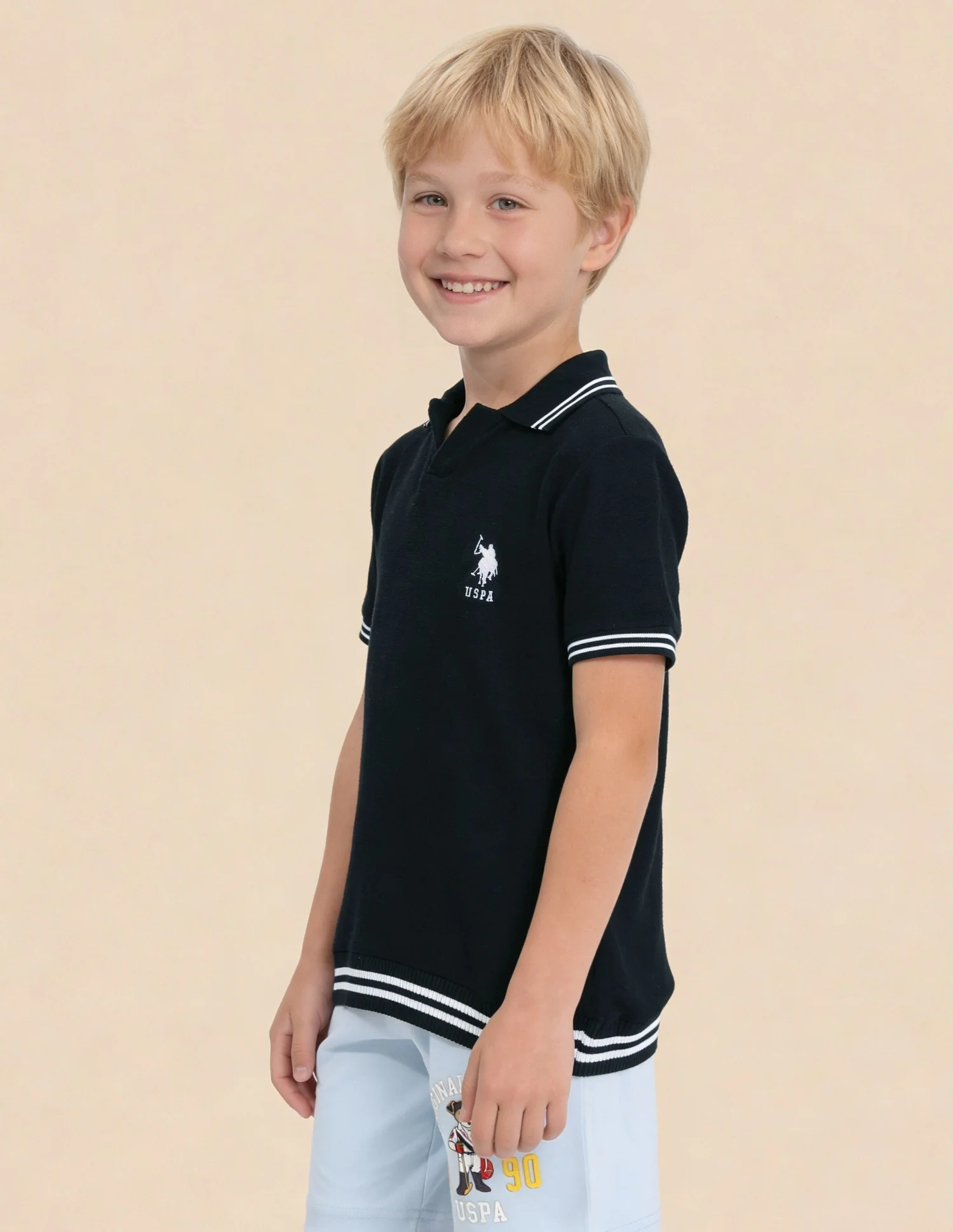 Numeric Brand Printed Regular Fit Polo Shirt - Image 4