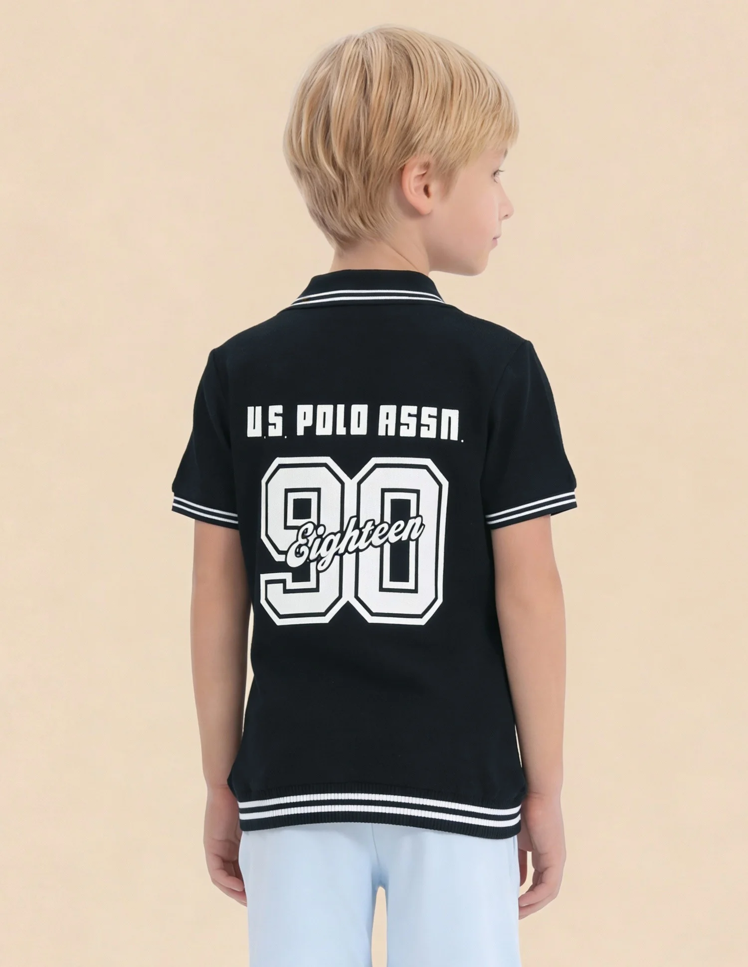 Numeric Brand Printed Regular Fit Polo Shirt - Image 5