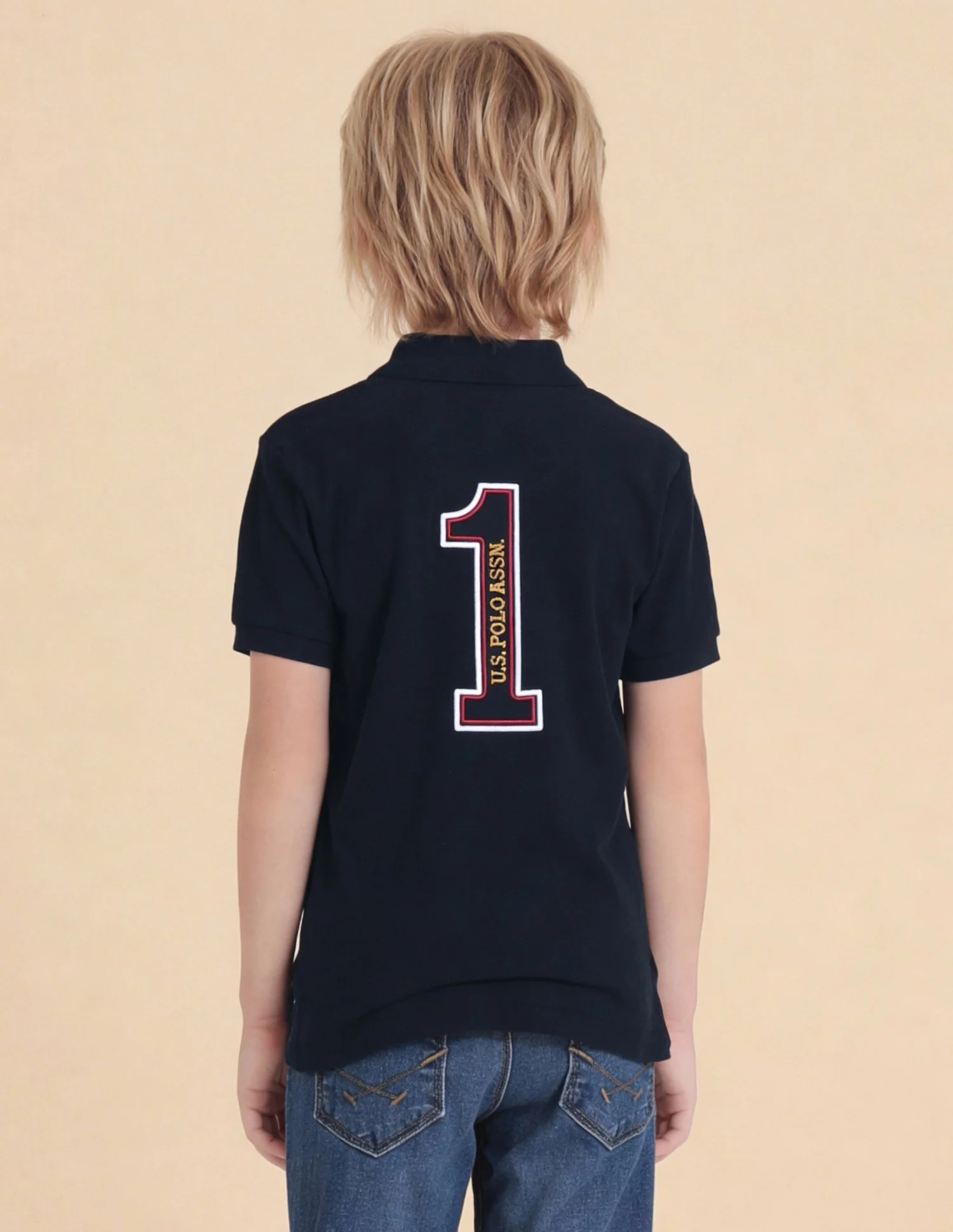 Numeric Embroidered Regular Fit Polo Shirt - Image 5