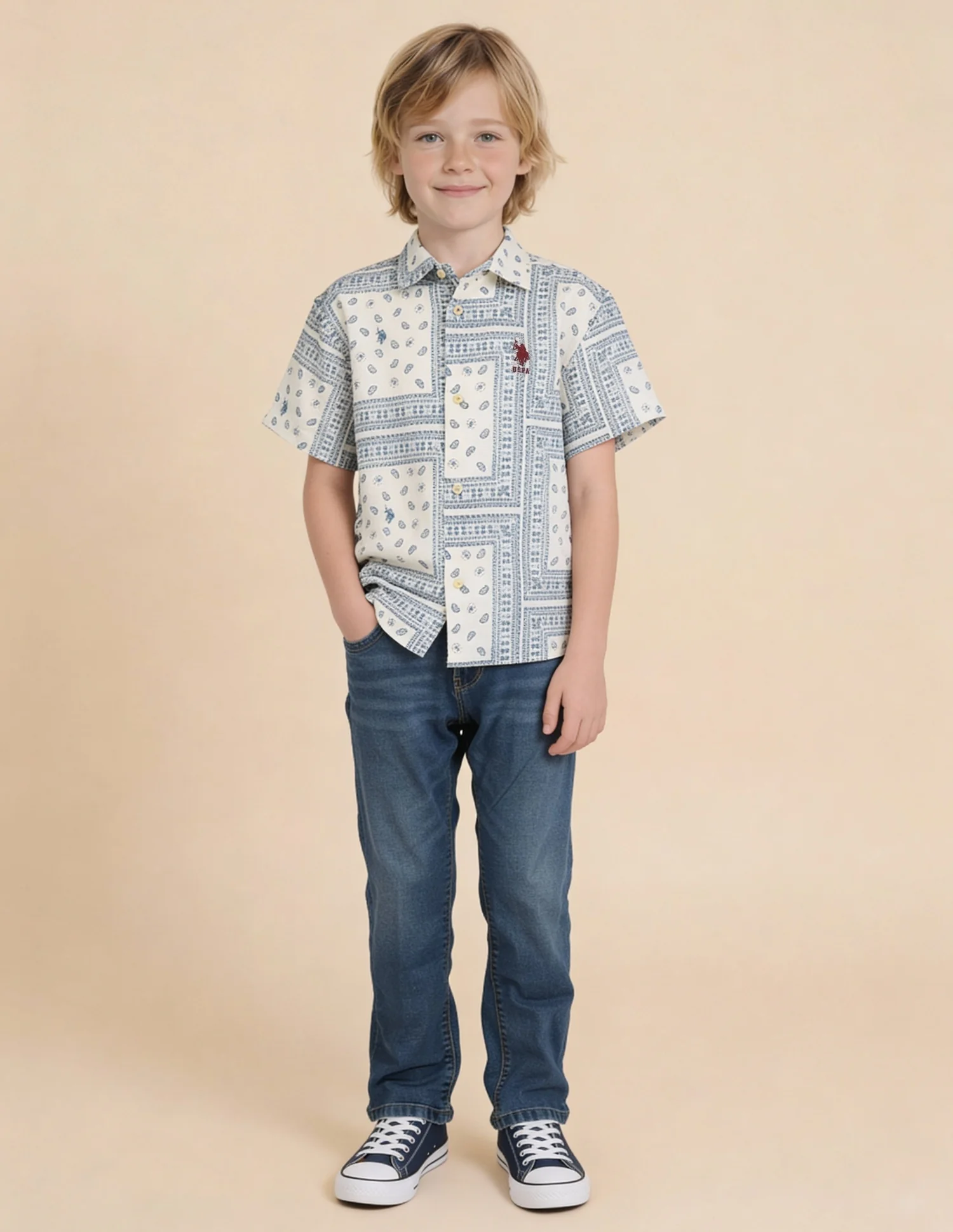 Paisley Printed Dobby Shirt - Image 3