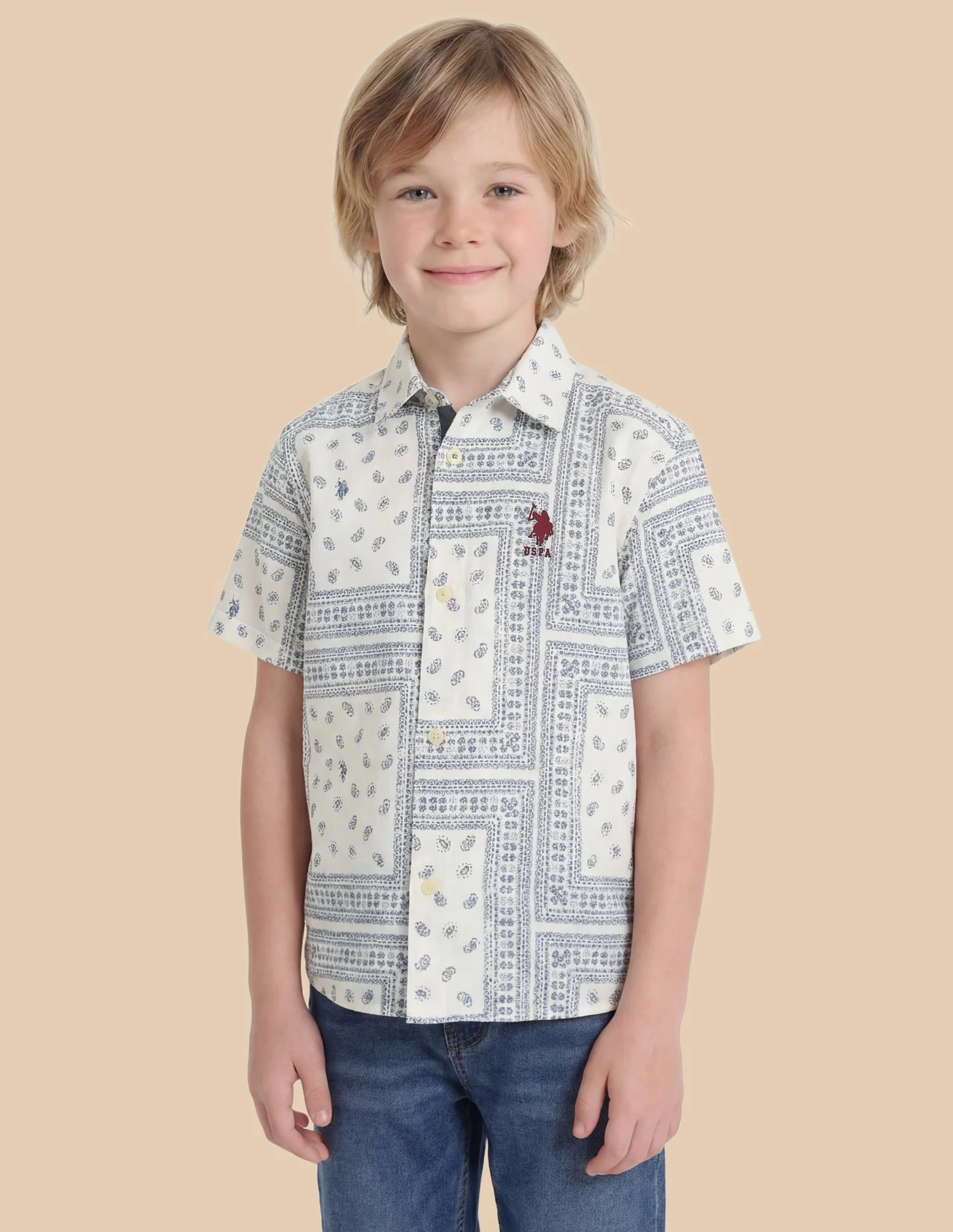 Paisley Printed Dobby Shirt - Image 4