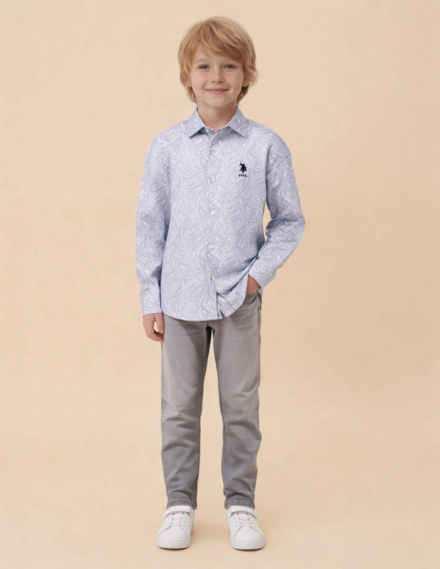 Paisley Printed Satin Shirt - Image 3