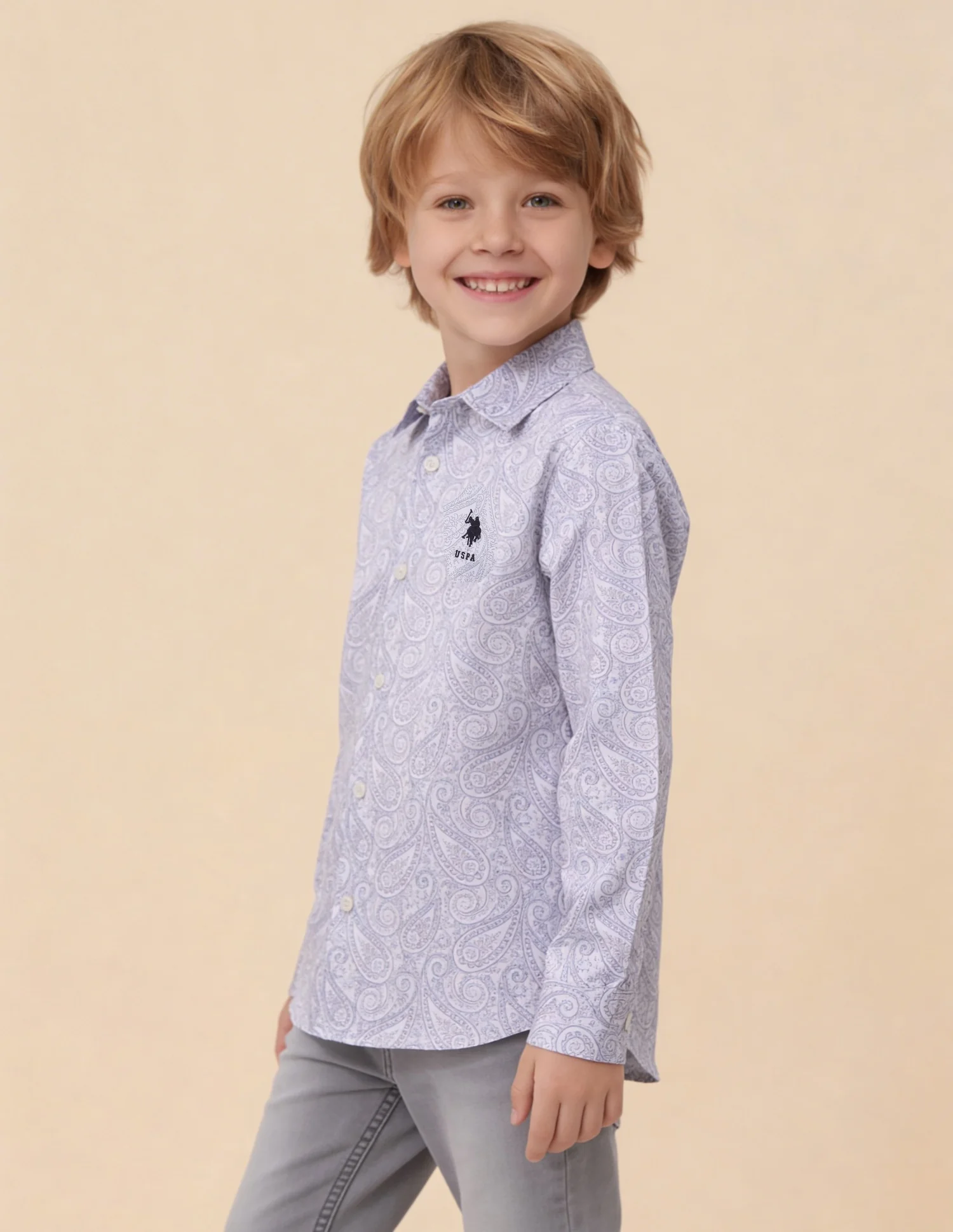 Paisley Printed Satin Shirt - Image 4