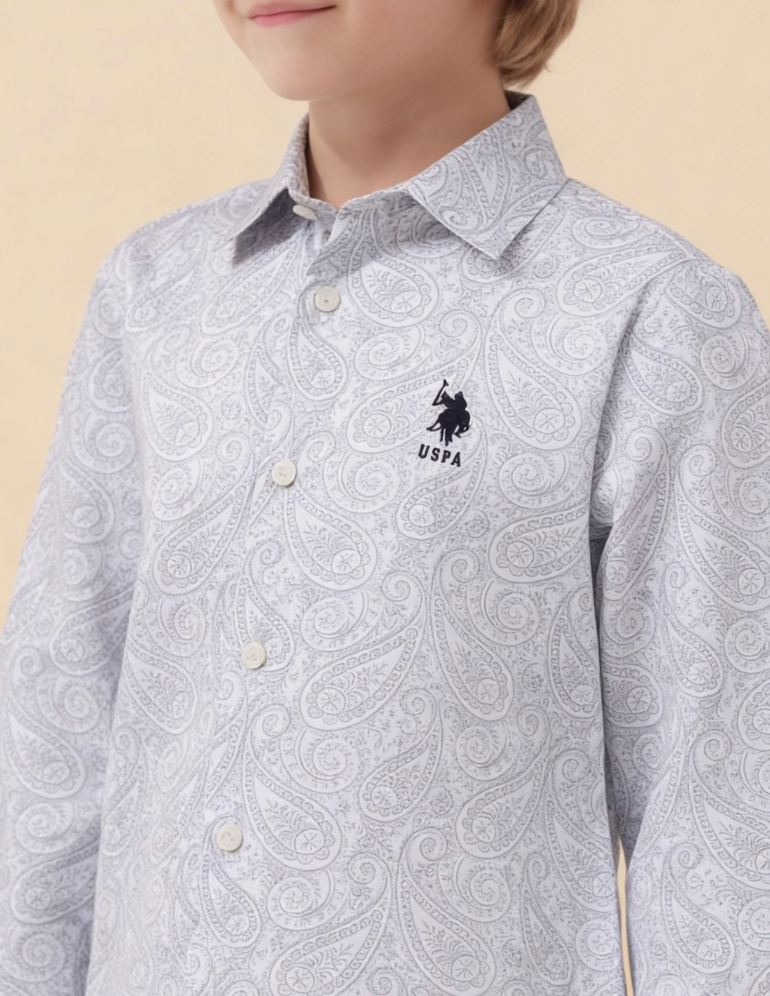Paisley Printed Satin Shirt - Image 6