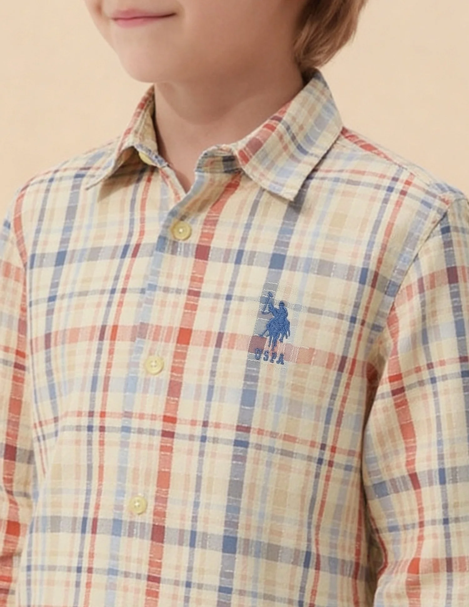 Plaid Checked Dobby Weave Shirt - Image 5