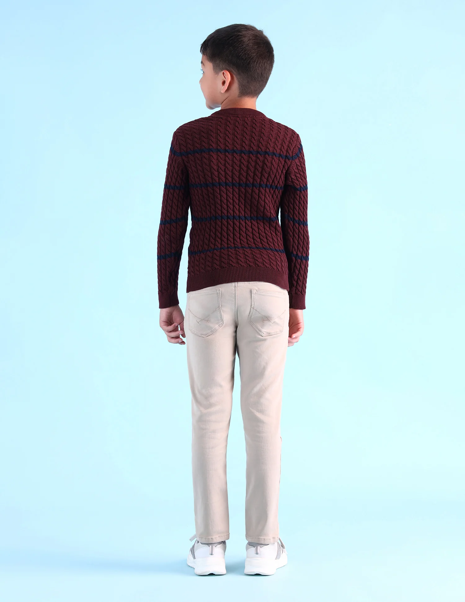 Printed Crew Neck Sweater - Image 4
