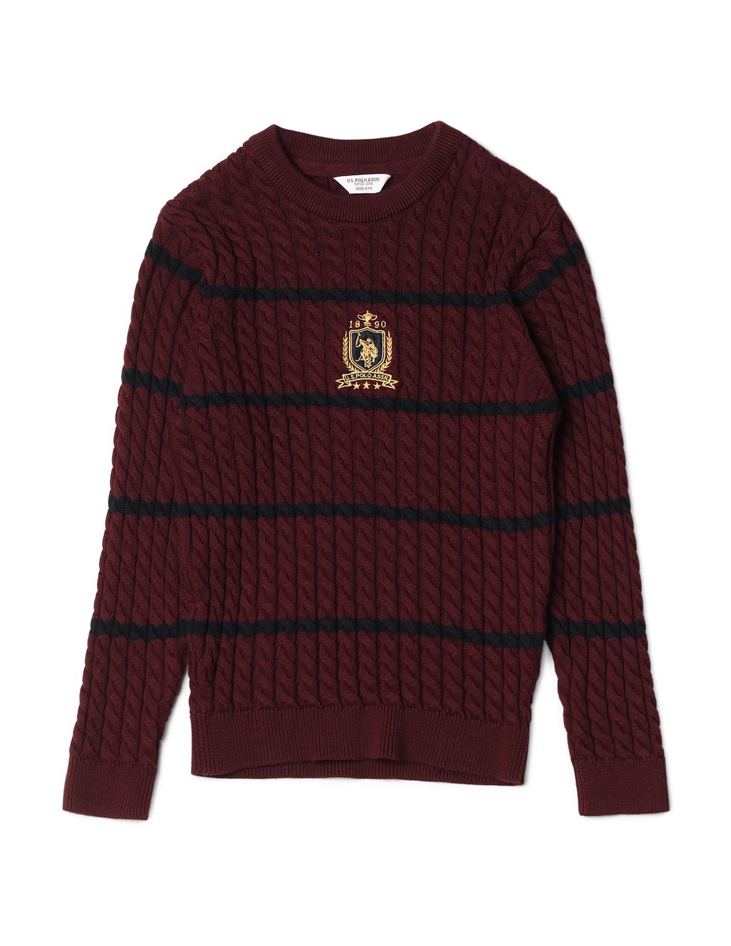 Printed Crew Neck Sweater - Image 5