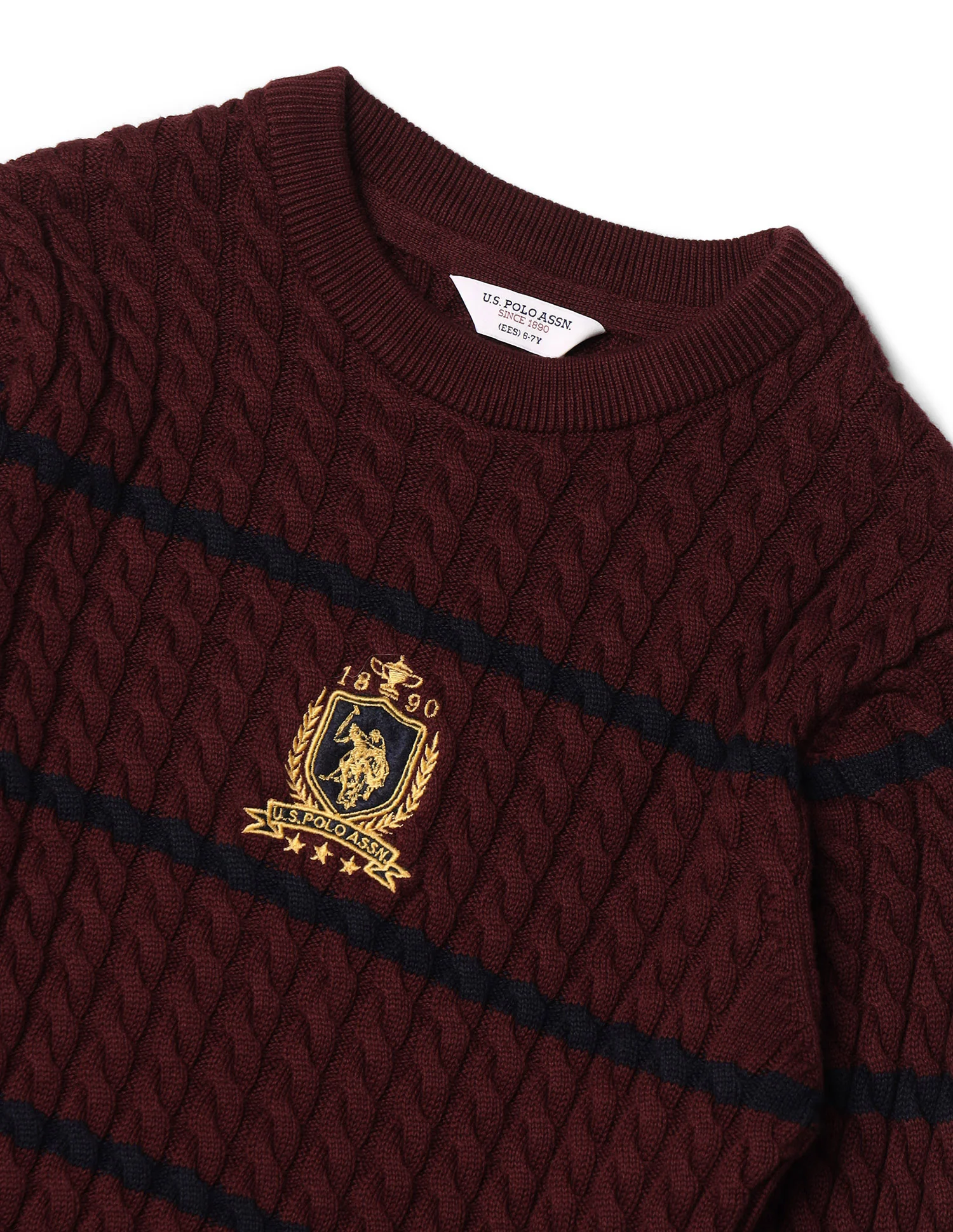 Printed Crew Neck Sweater - Image 7