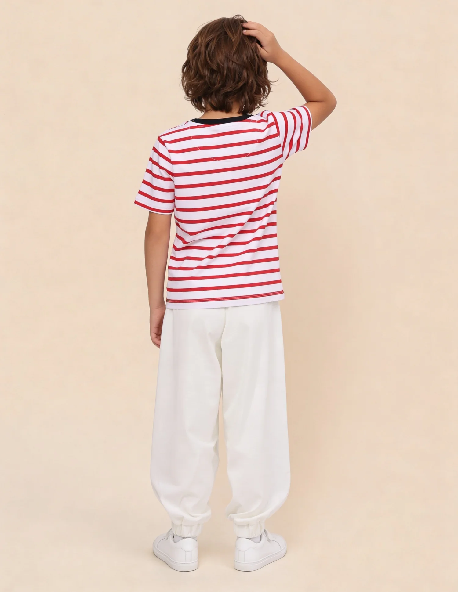 Regular Fit Colour Blocked Joggers - Image 3