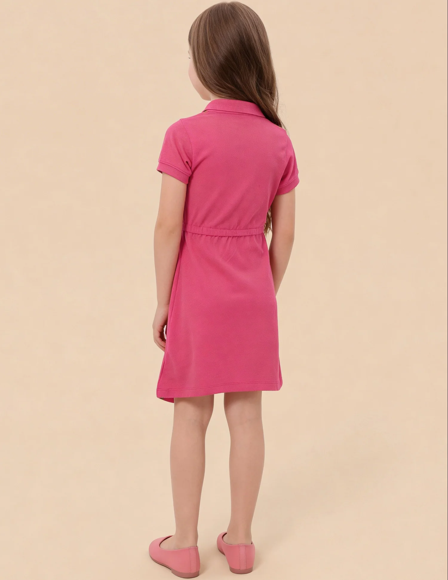 Regular Fit Polo T-Shirt Dress - Image 4