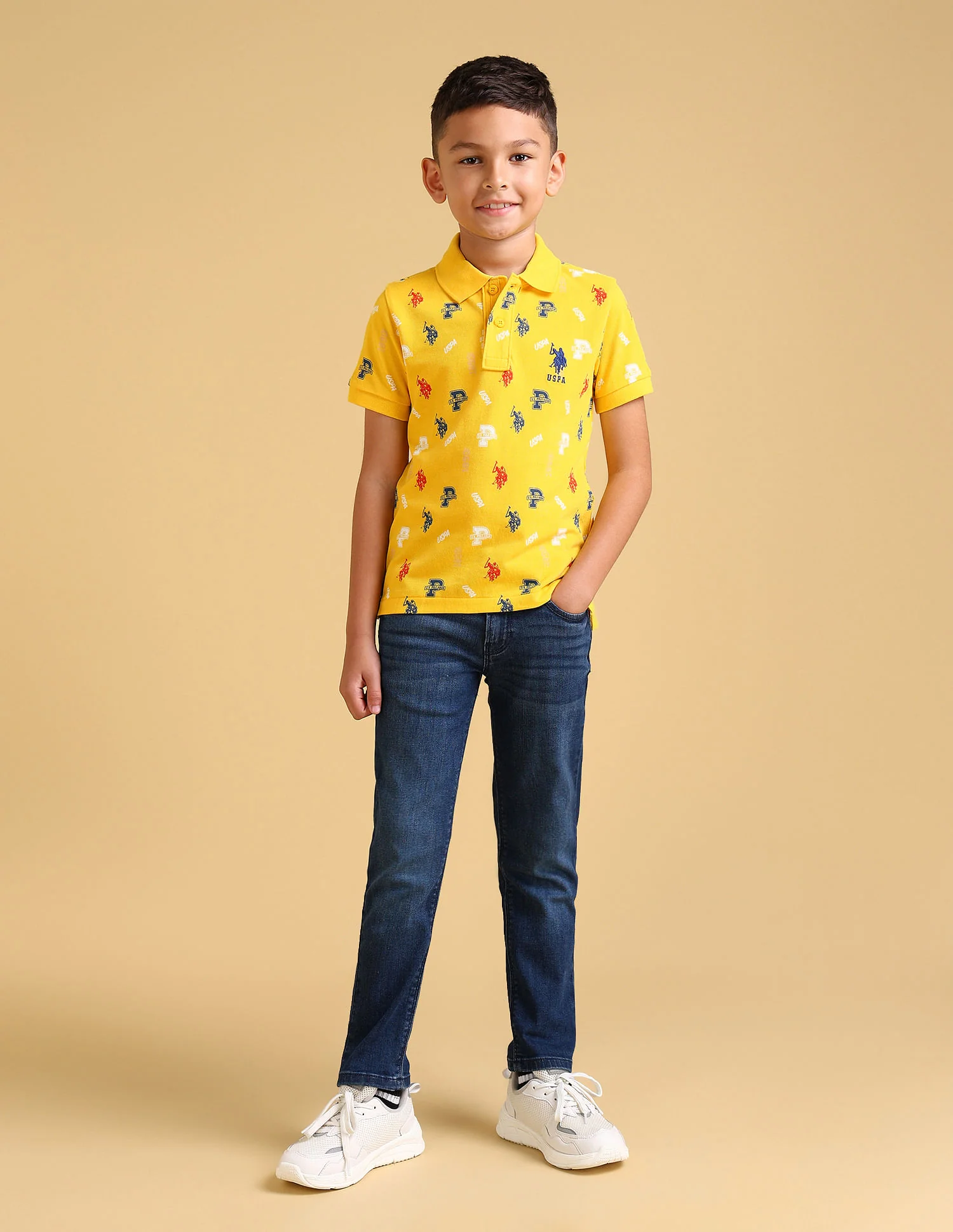 Regular fit Printed Polo Shirt - Image 3