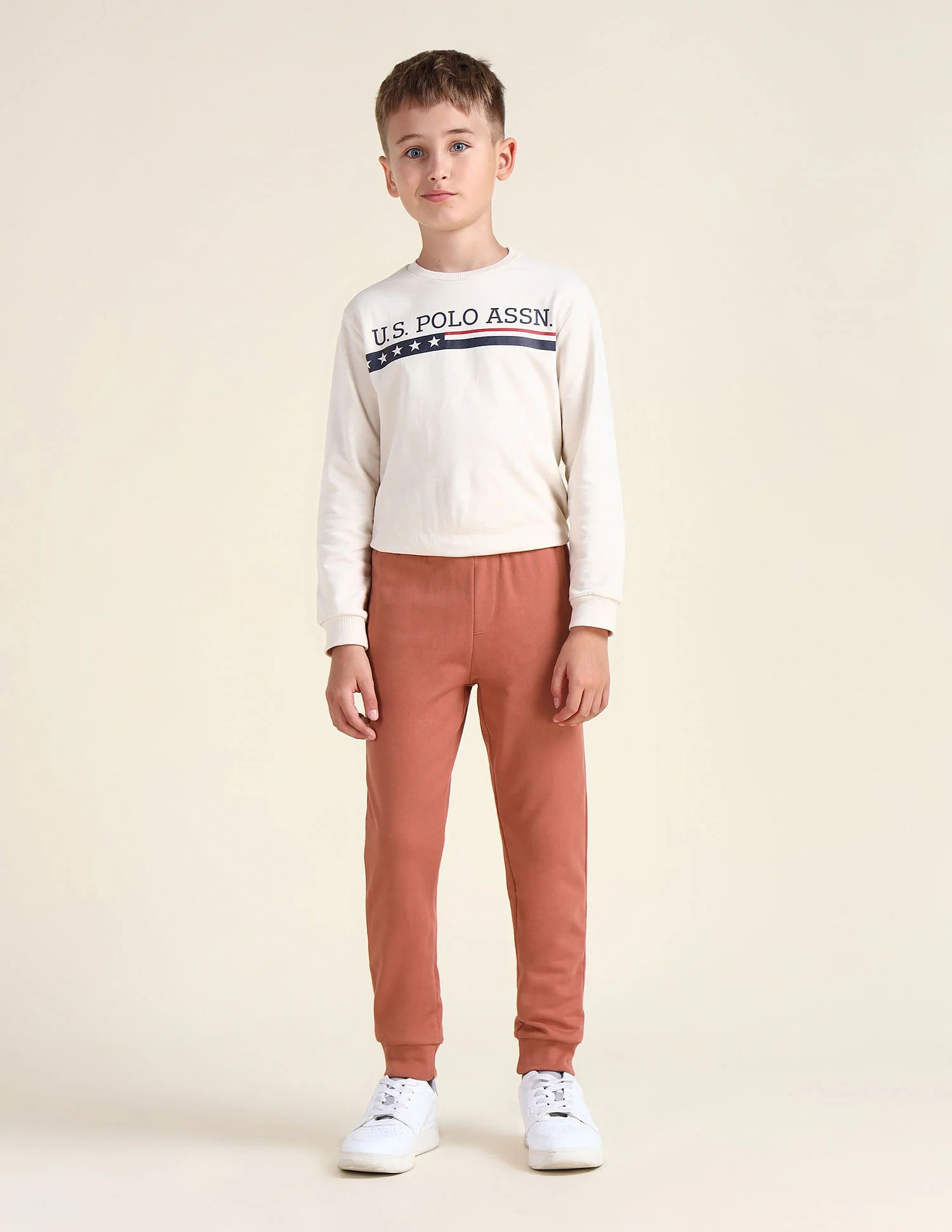 Regular Fit Solid Joggers - Image 3