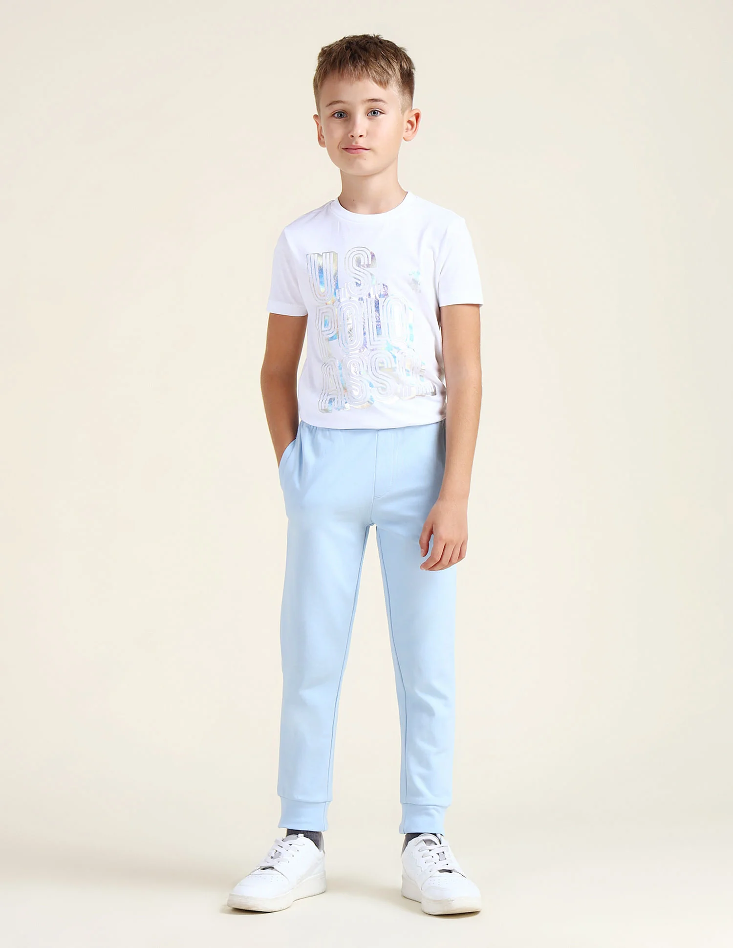 Regular Fit Solid Joggers - Image 3