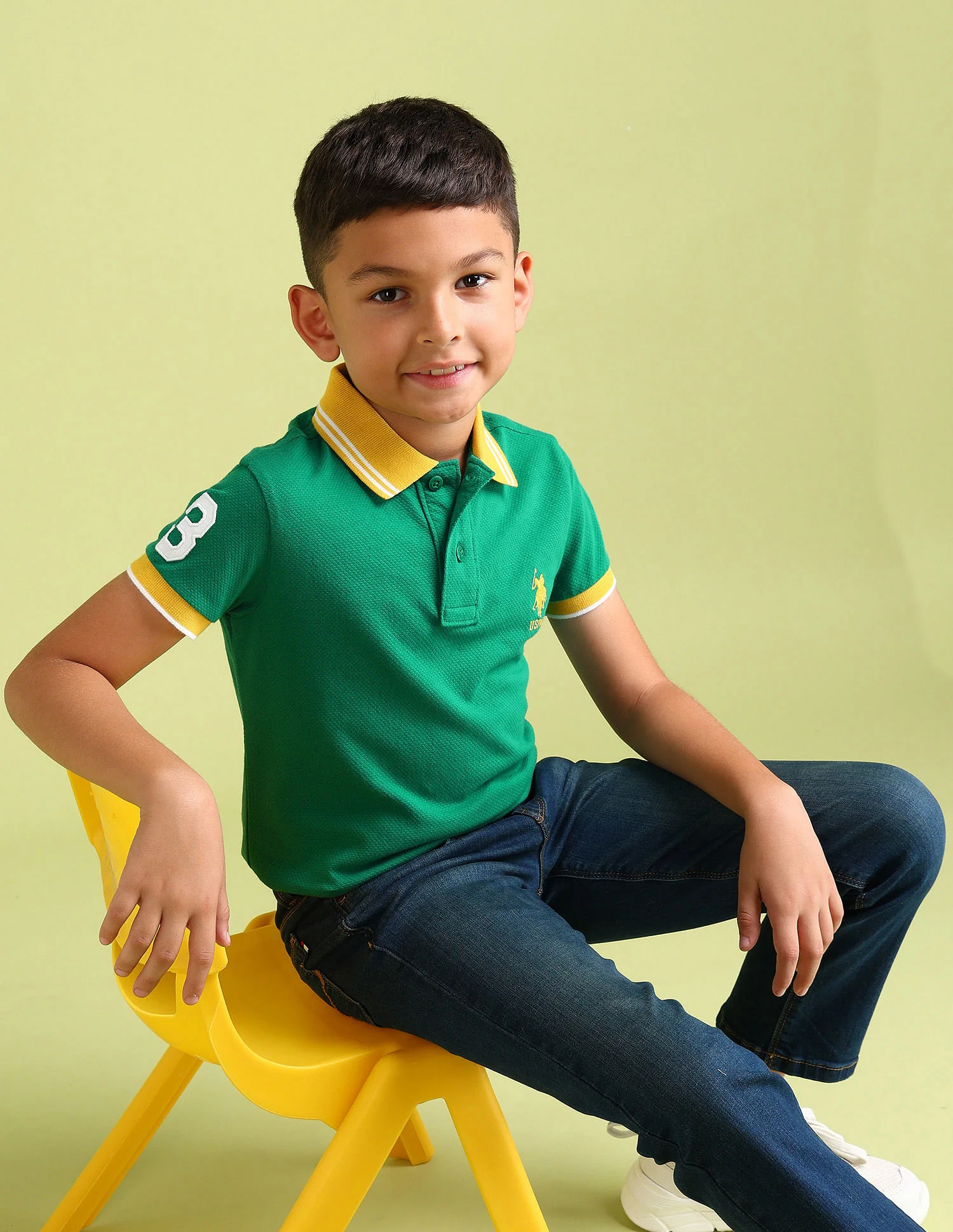 Regular fit Solid Polo Shirt