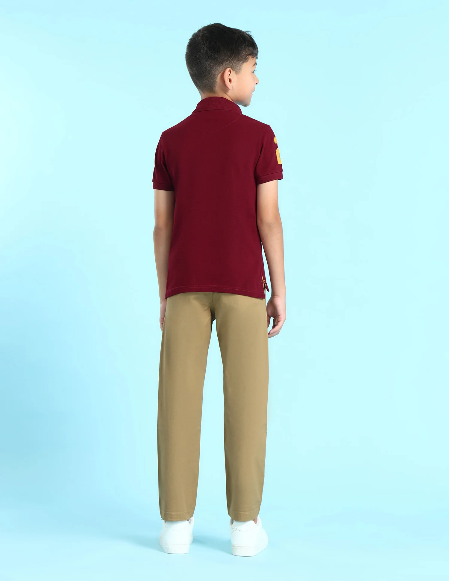 Regular fit Solid Polo Shirt - Image 4