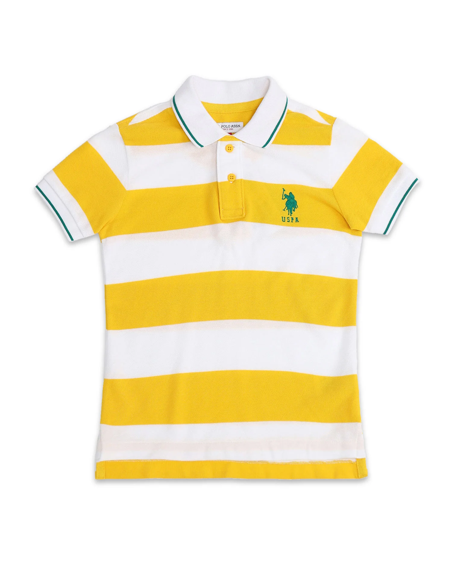 Regular fit Striped Polo Shirt - Image 5