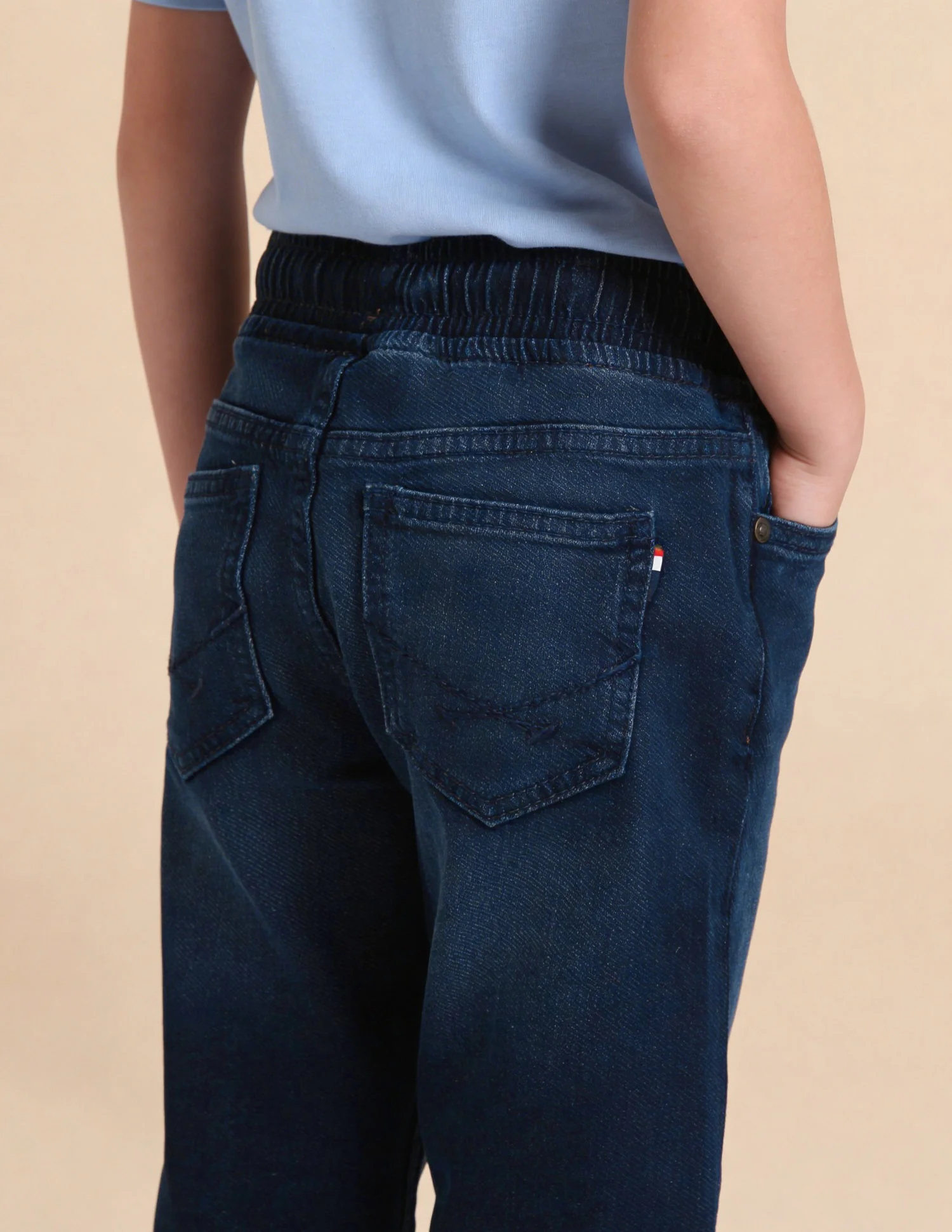 Relaxed Fit Blue Jeans - Image 5