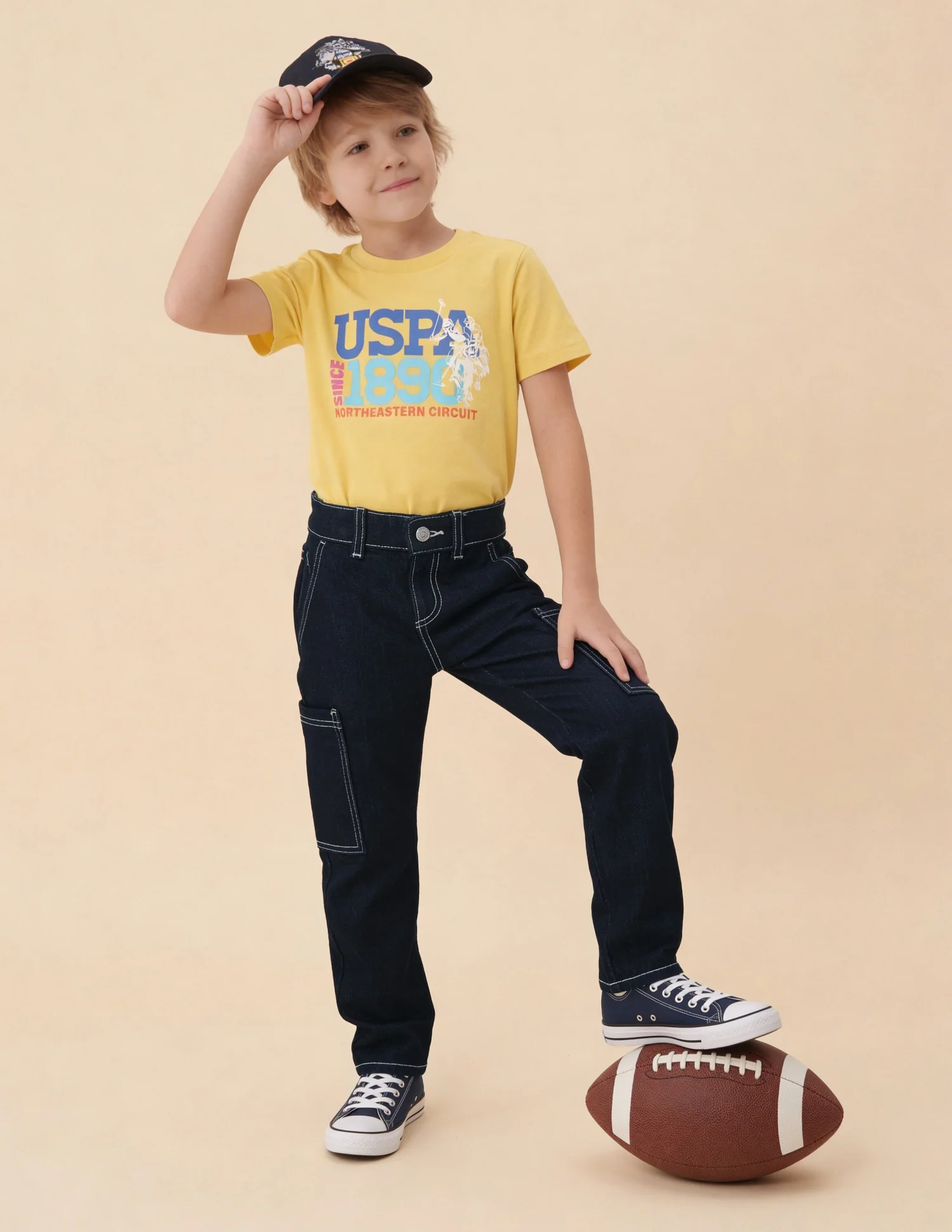 Relaxed Fit Blue Jeans - Image 3