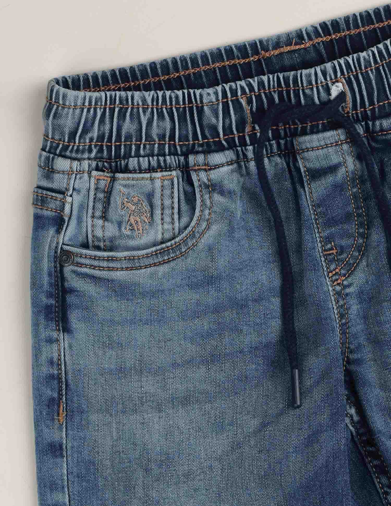Relaxed Fit Blue Jeans - Image 2