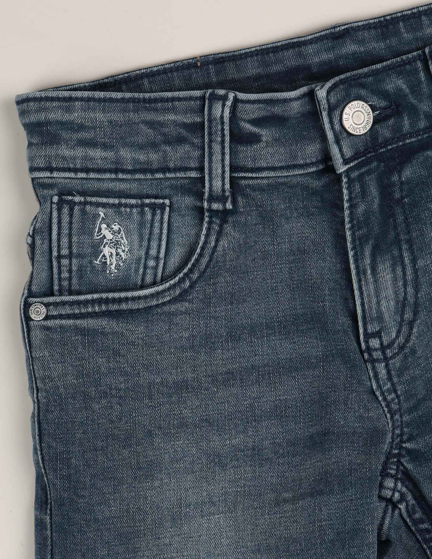 Relaxed Fit Blue Jeans - Image 2