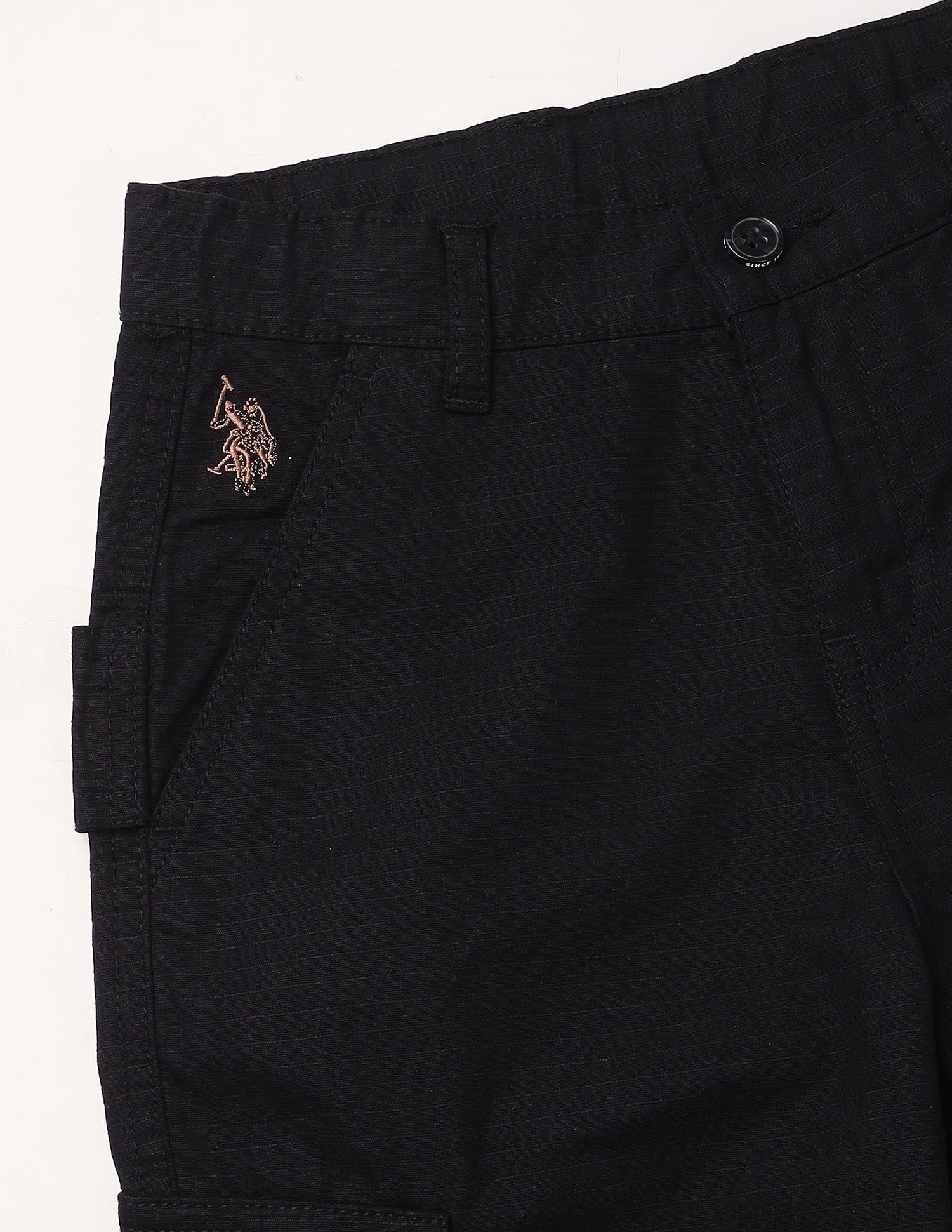 Relaxed Fit Checked Trousers - Image 2