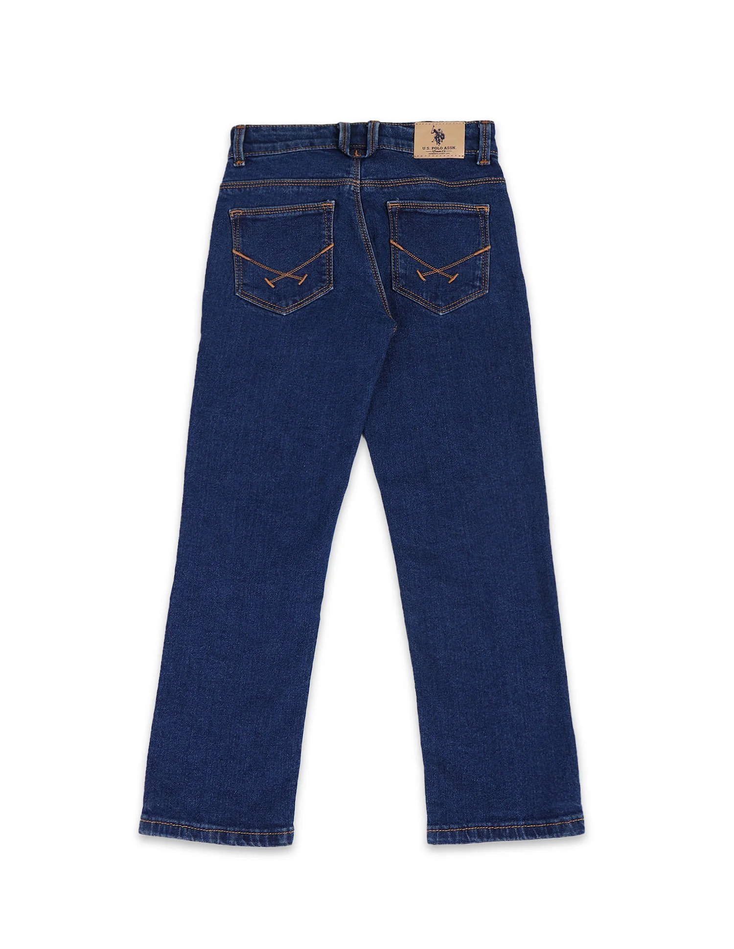 Relaxed Fit Dark Washed Jeans - Image 6