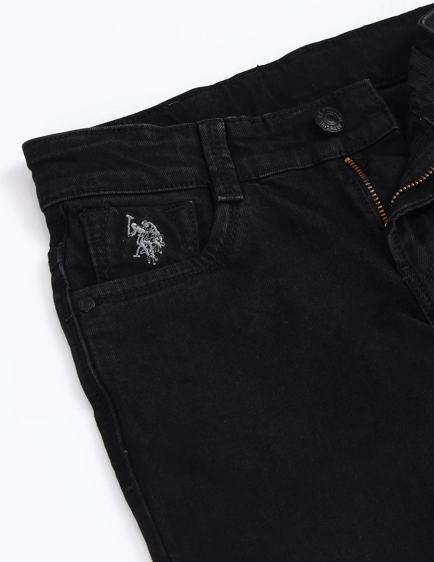Relaxed Fit Dark Washed Jeans - Image 2