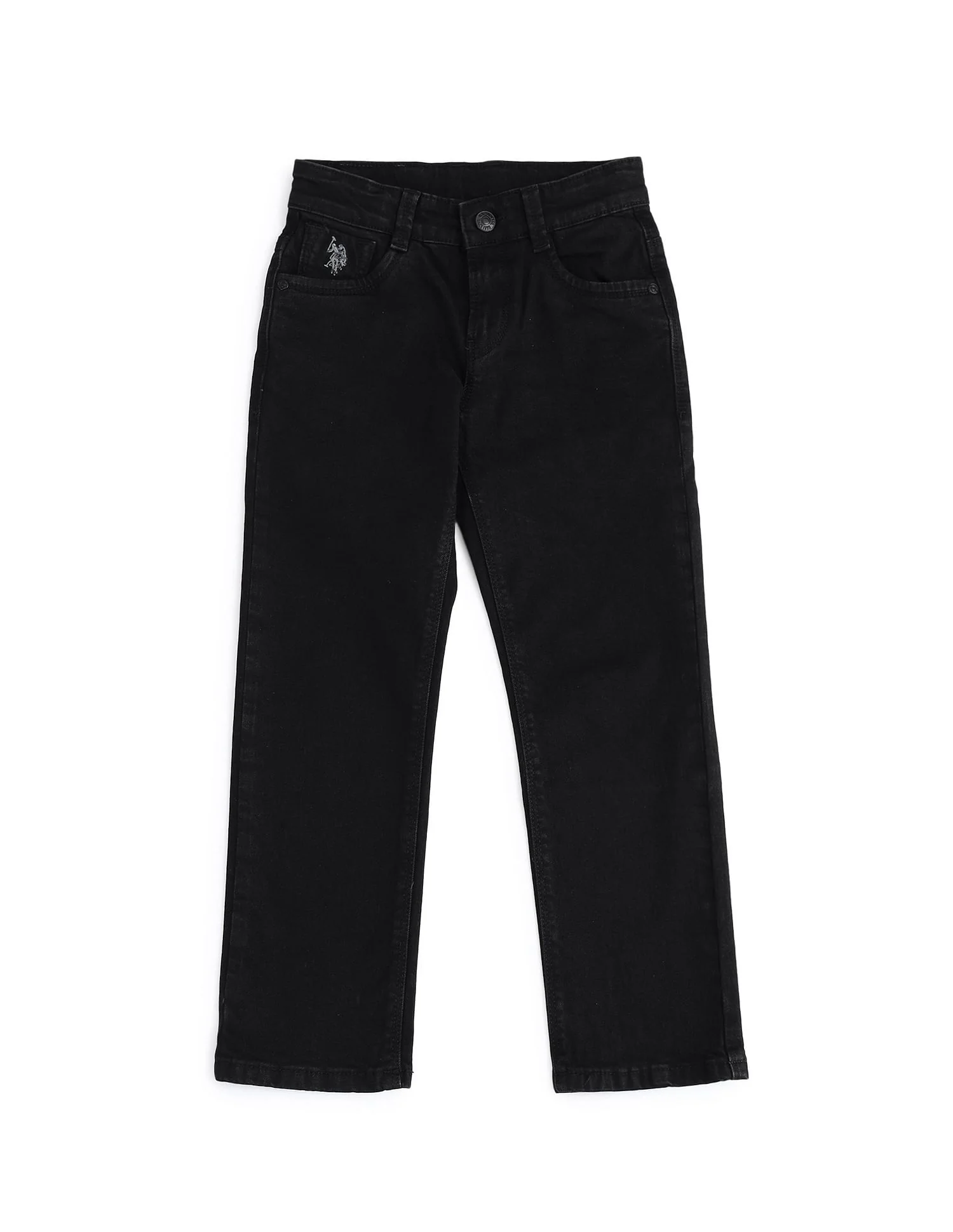 Relaxed Fit Dark Washed Jeans - Image 5