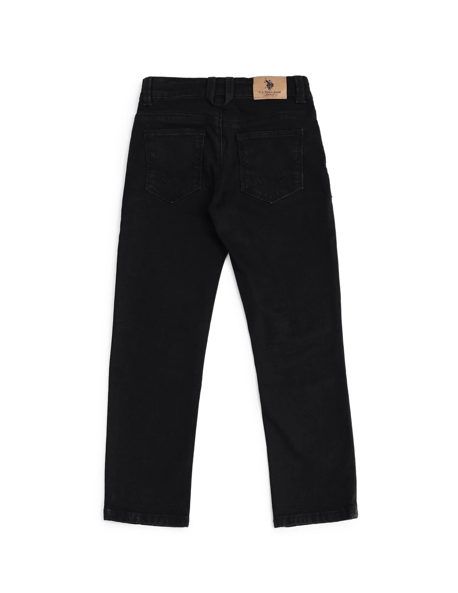 Relaxed Fit Dark Washed Jeans - Image 6