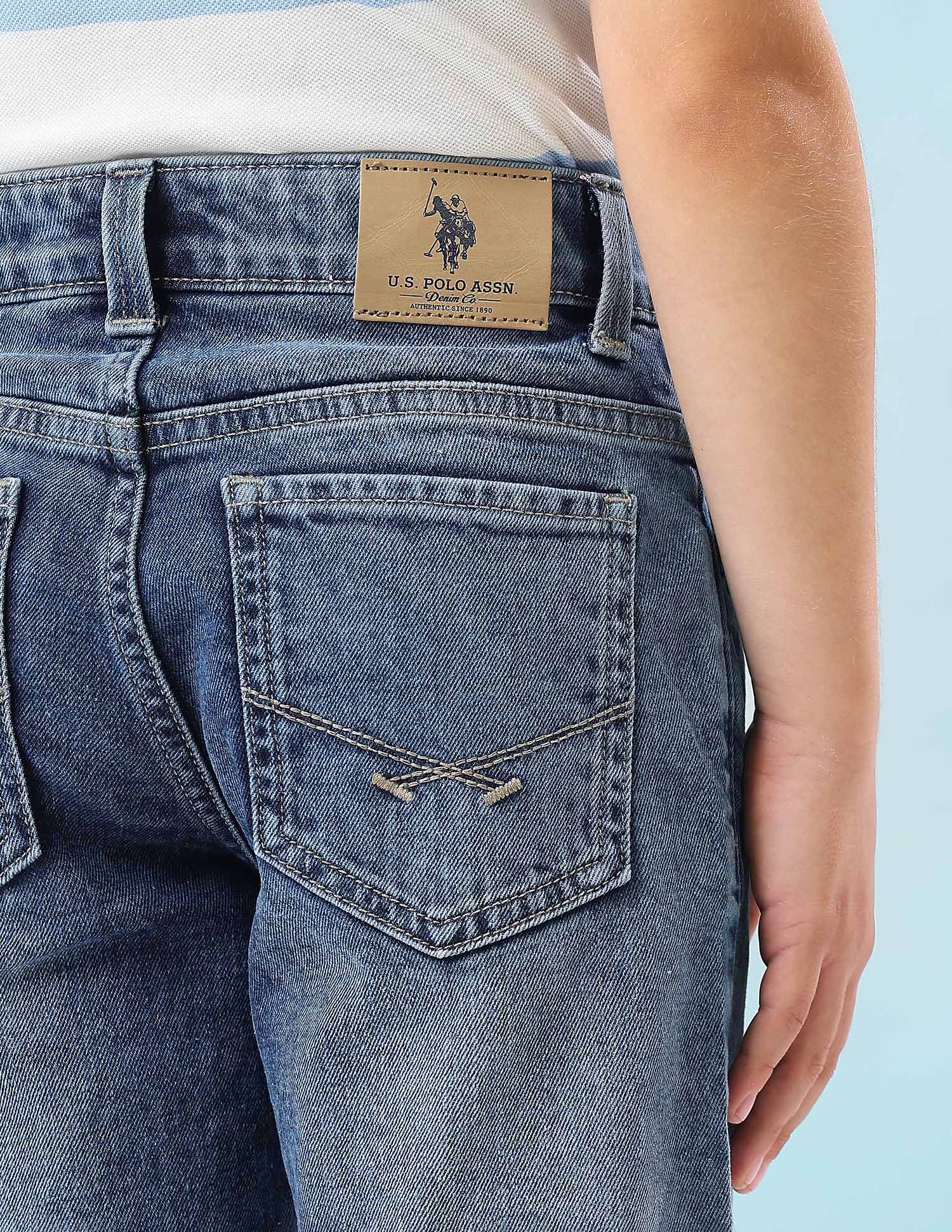 Relaxed Fit Mid Rise Jeans - Image 8