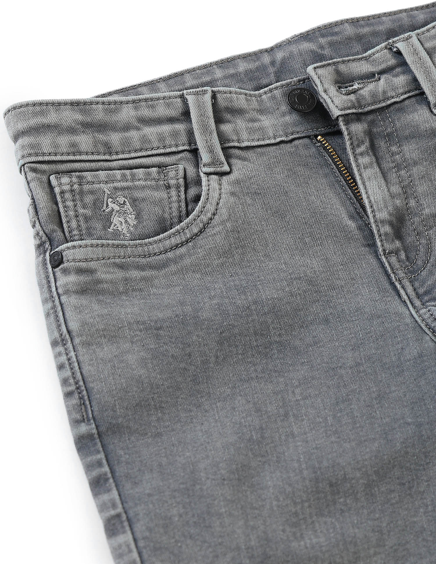 Relaxed Fit Stone Washed Jeans - Image 2