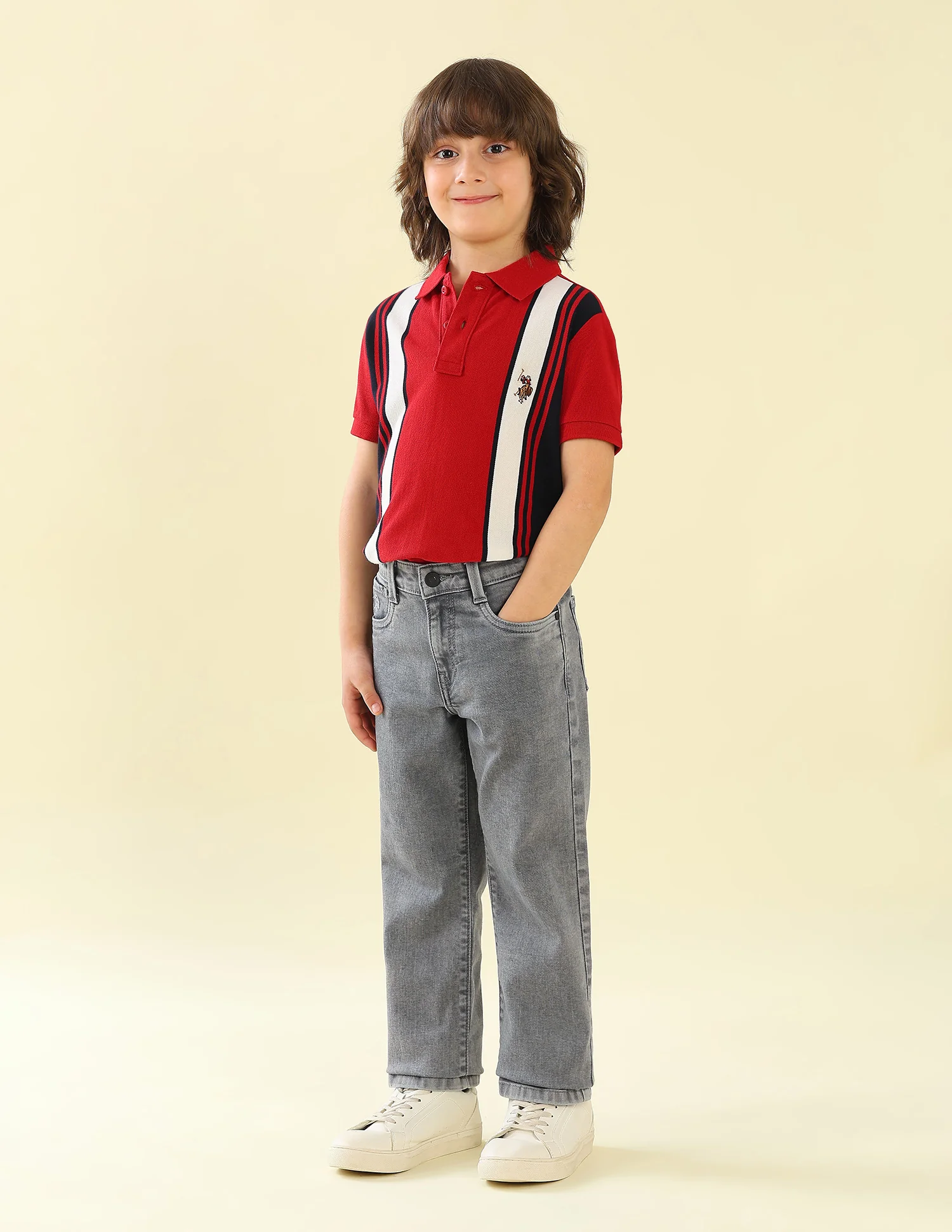 Relaxed Fit Stone Washed Jeans - Image 4