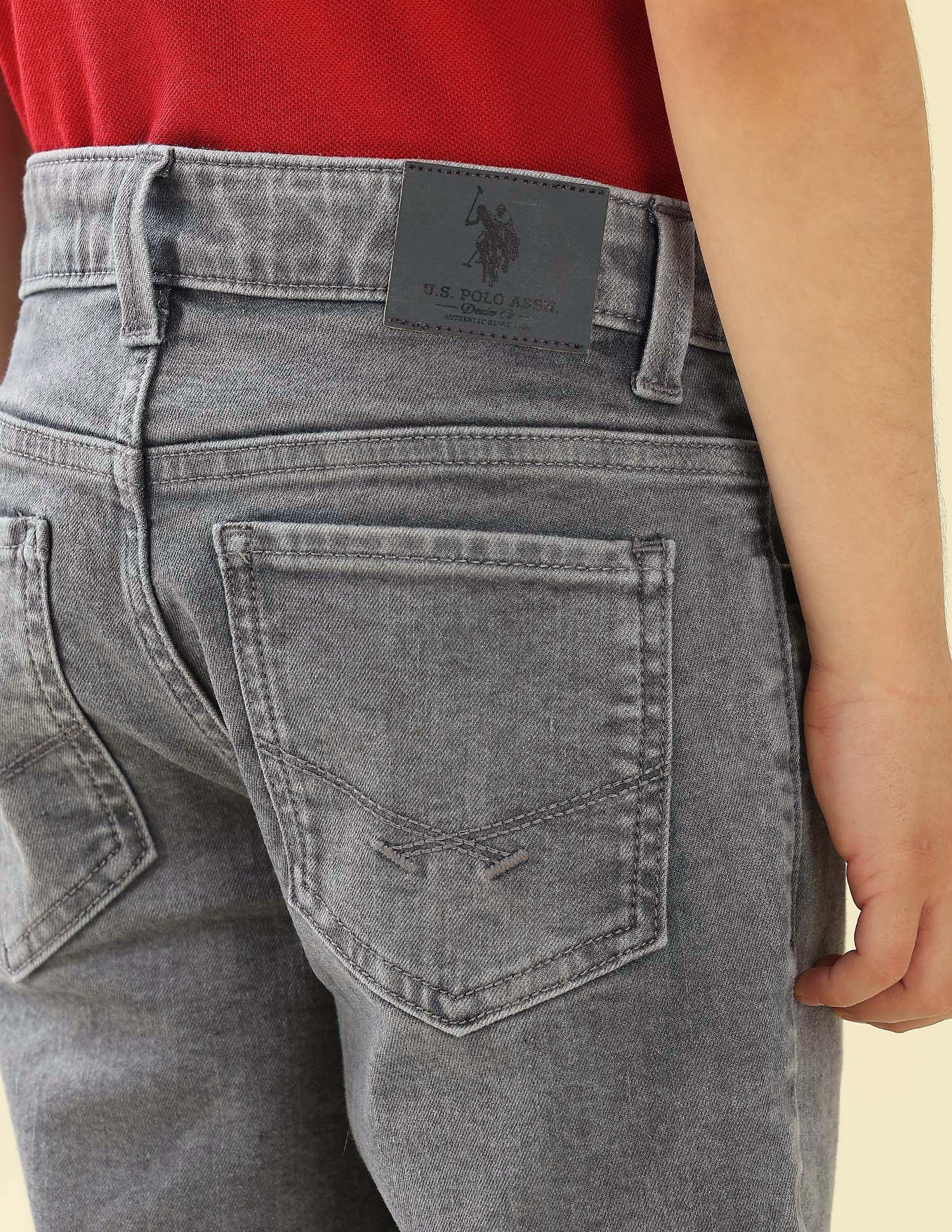 Relaxed Fit Stone Washed Jeans - Image 8