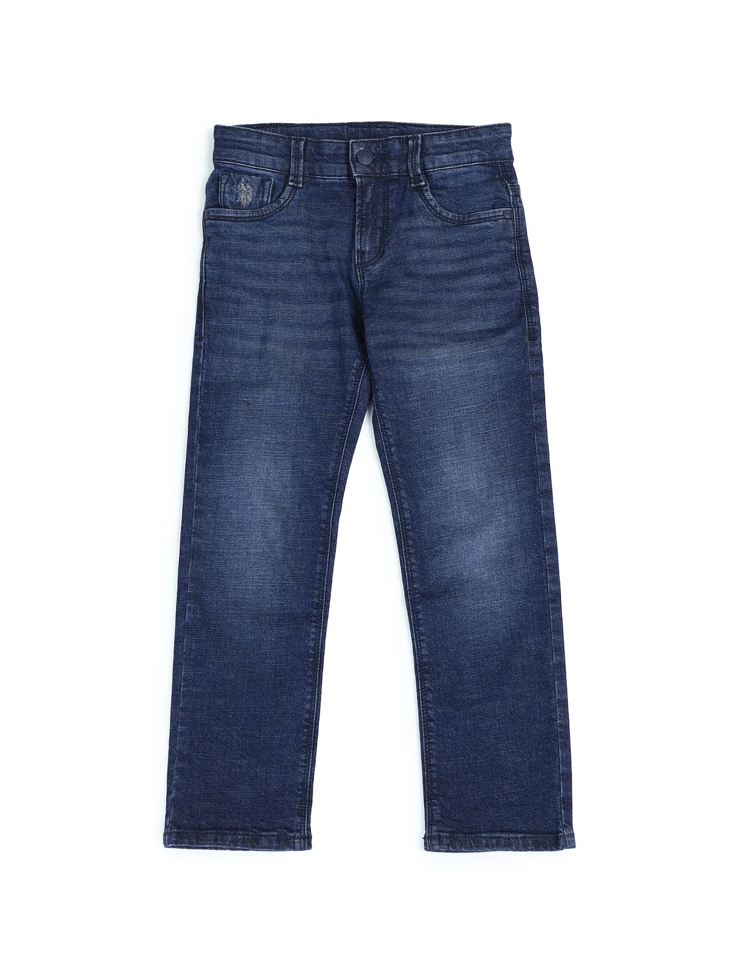 Relaxed Fit Stone Washed Jeans - Image 5