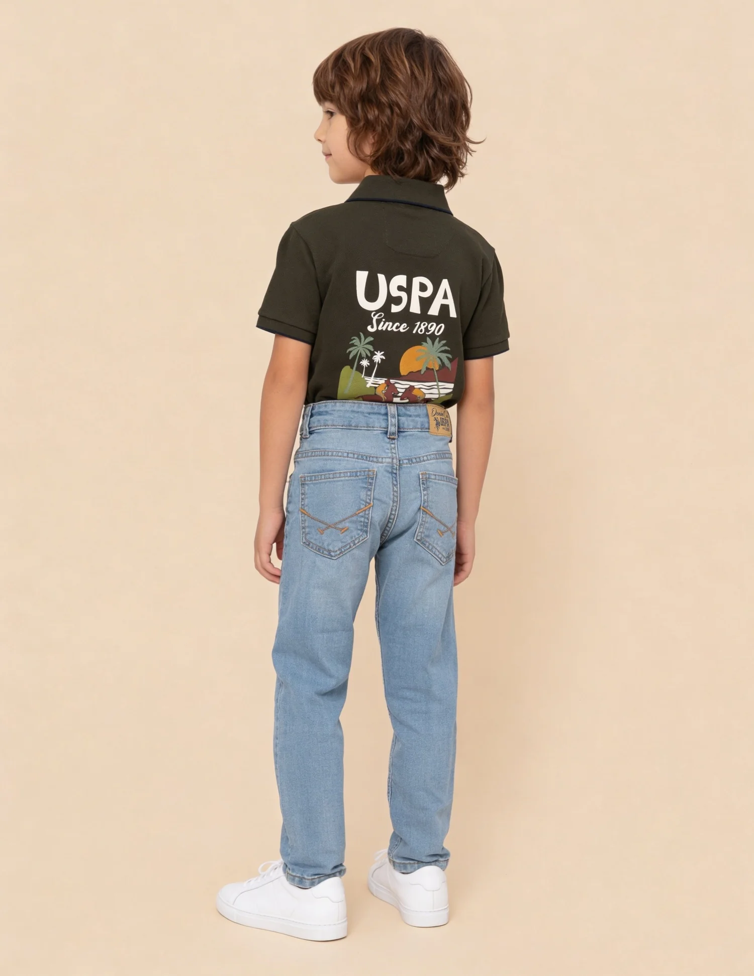 Relaxed Fit Whiskered Jeans - Image 4
