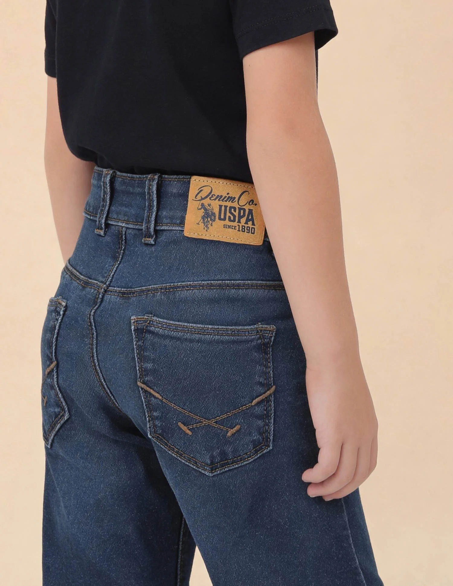 Relaxed Fit Whiskered Jeans - Image 5
