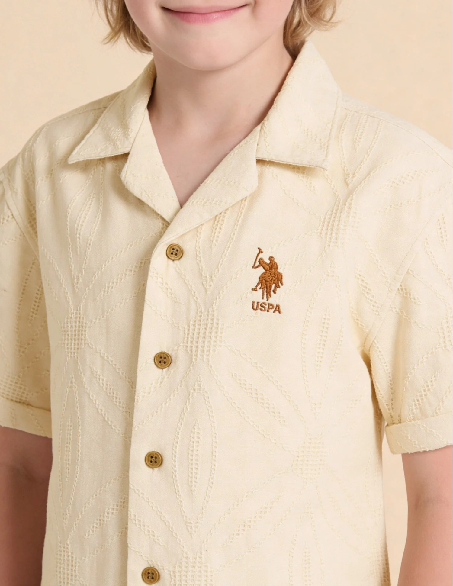 Self Design Floral Dobby Shirt - Image 6