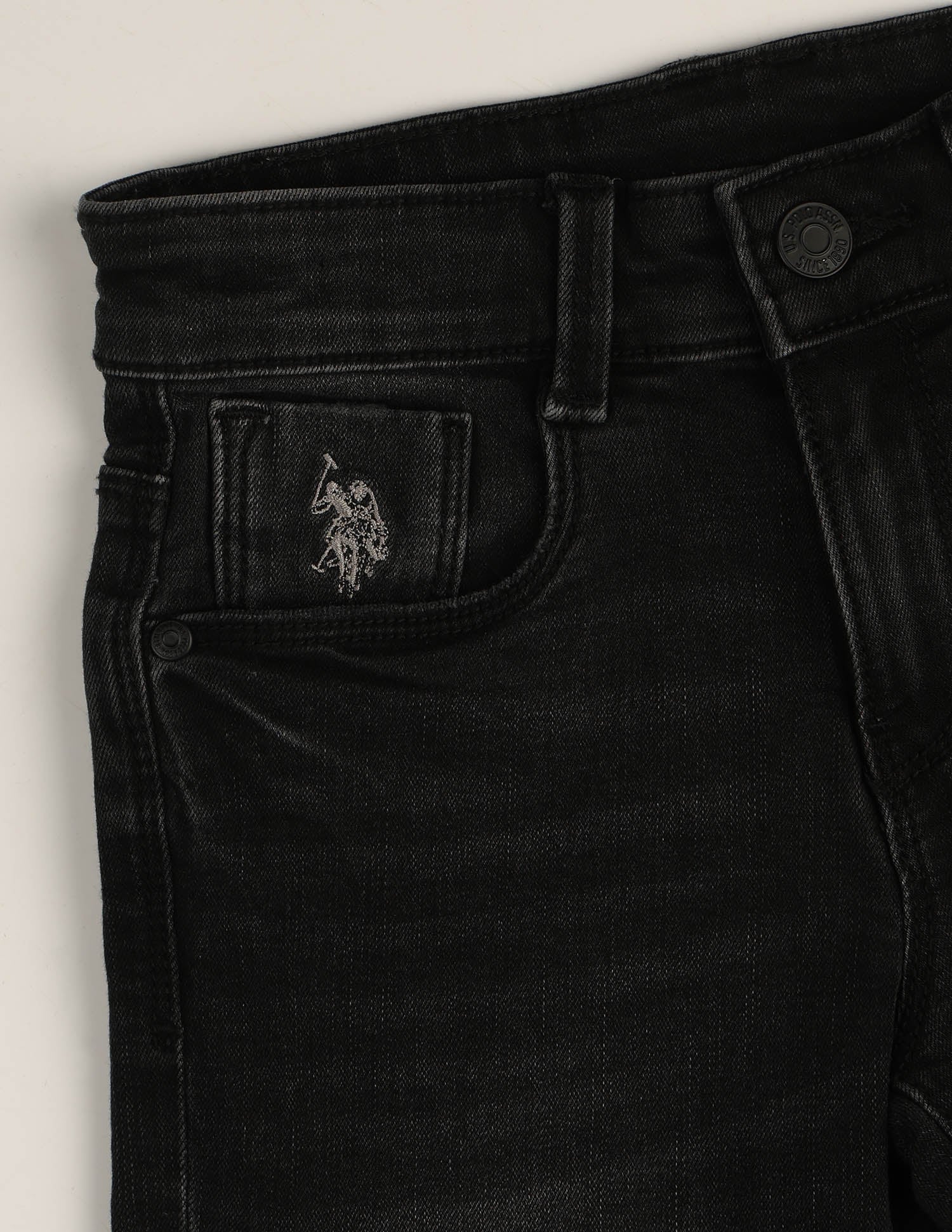 Slim Fit Black Jeans - Image 2