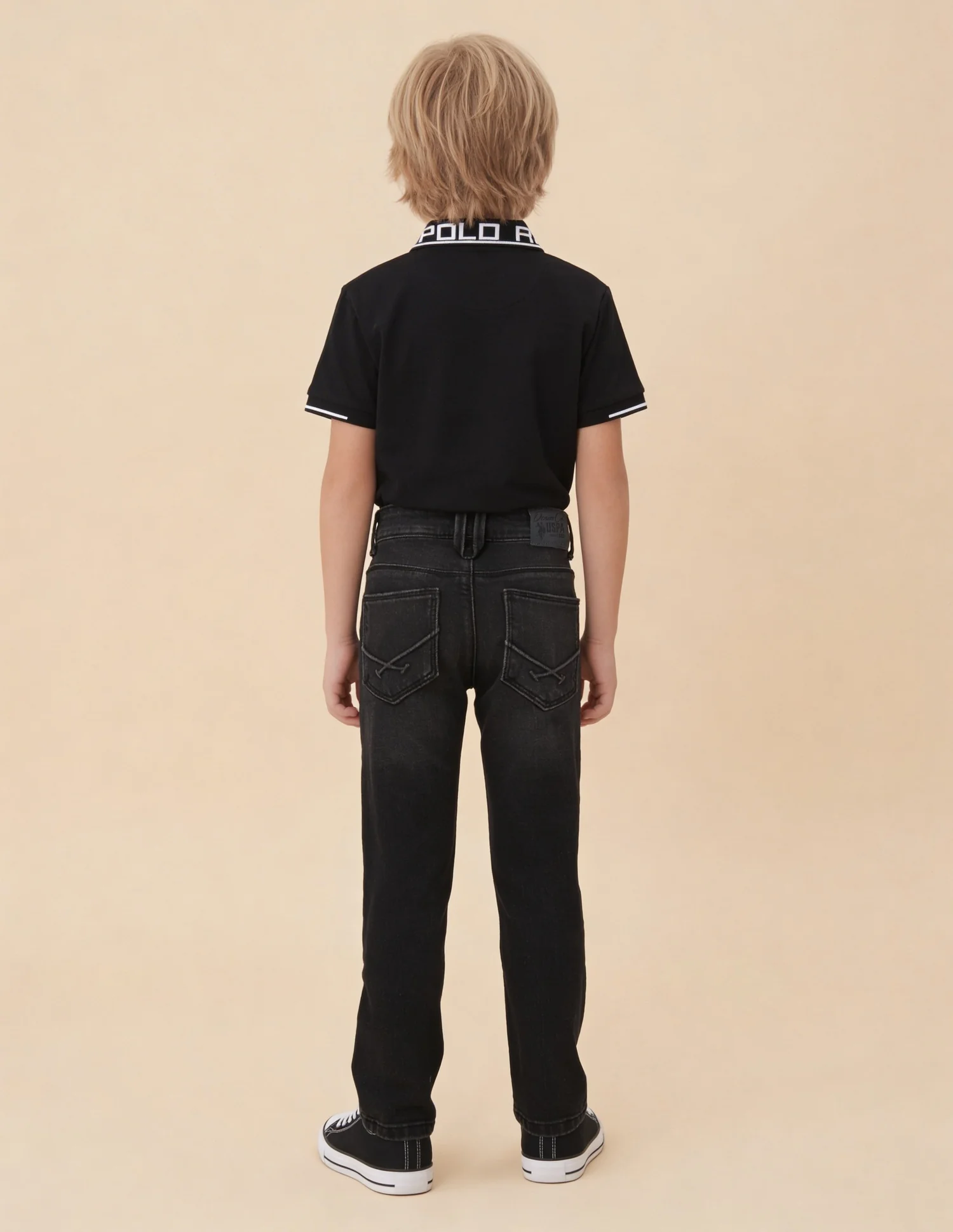 Slim Fit Black Jeans - Image 4