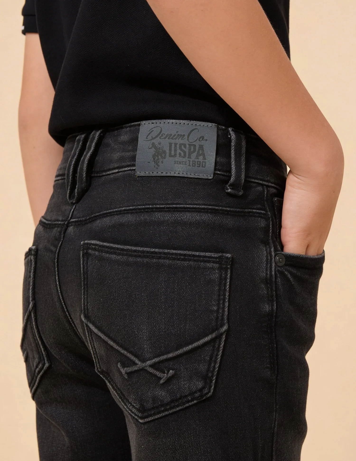 Slim Fit Black Jeans - Image 5