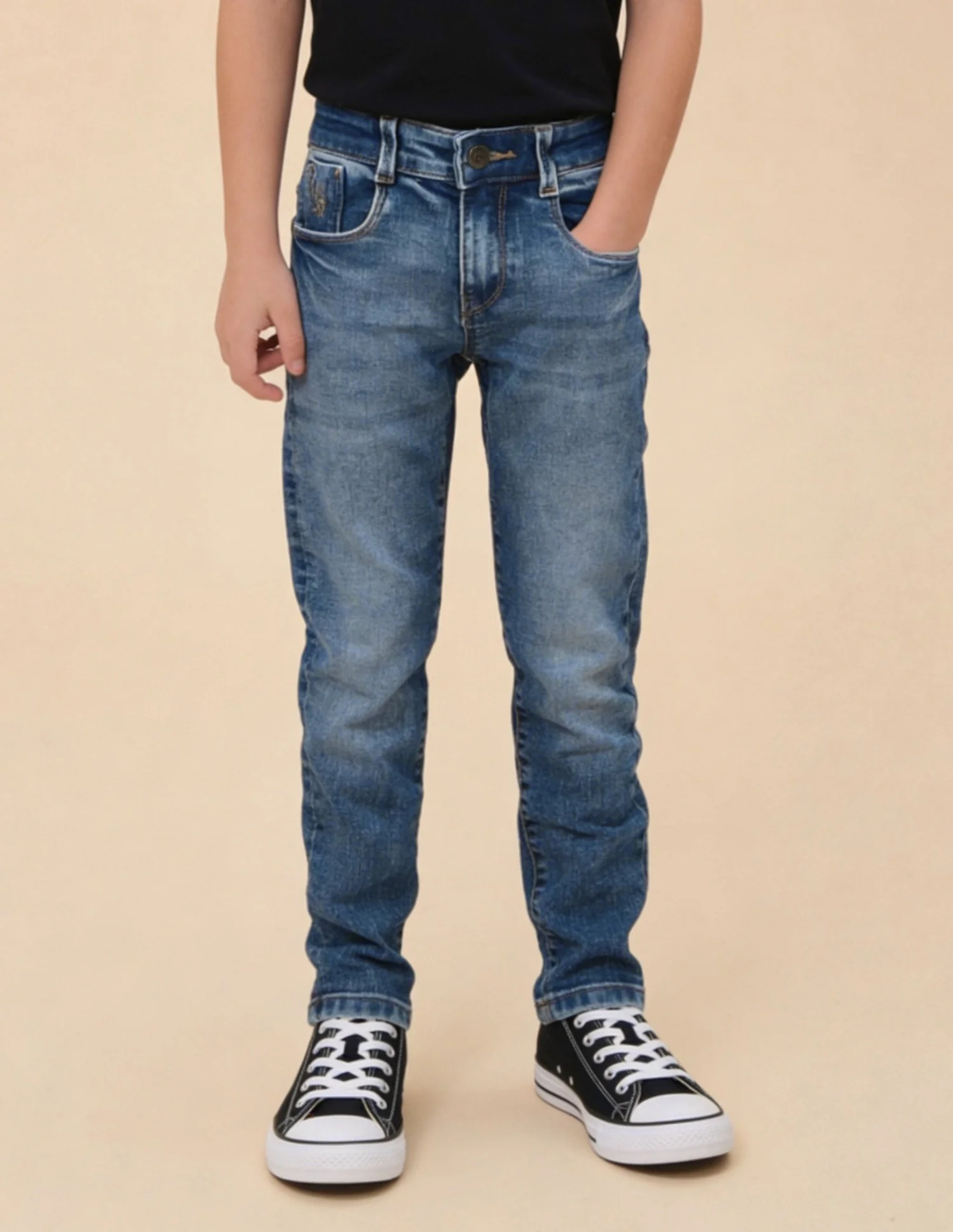 Slim Fit Blue Jeans